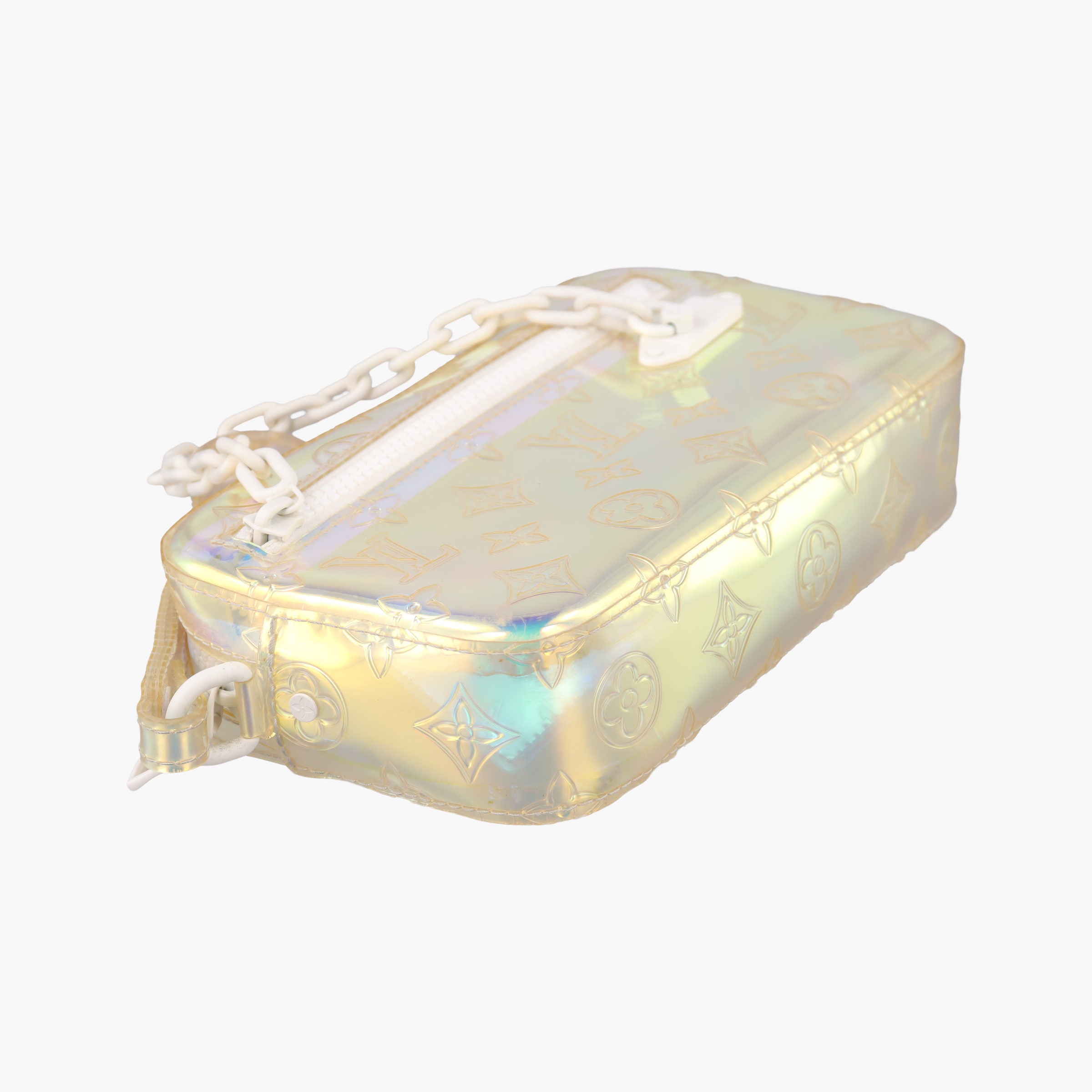 Pre-owned Louis Vuitton Pochette Volga prism pvc vinyl M55261 clutchbag | stylenewstar