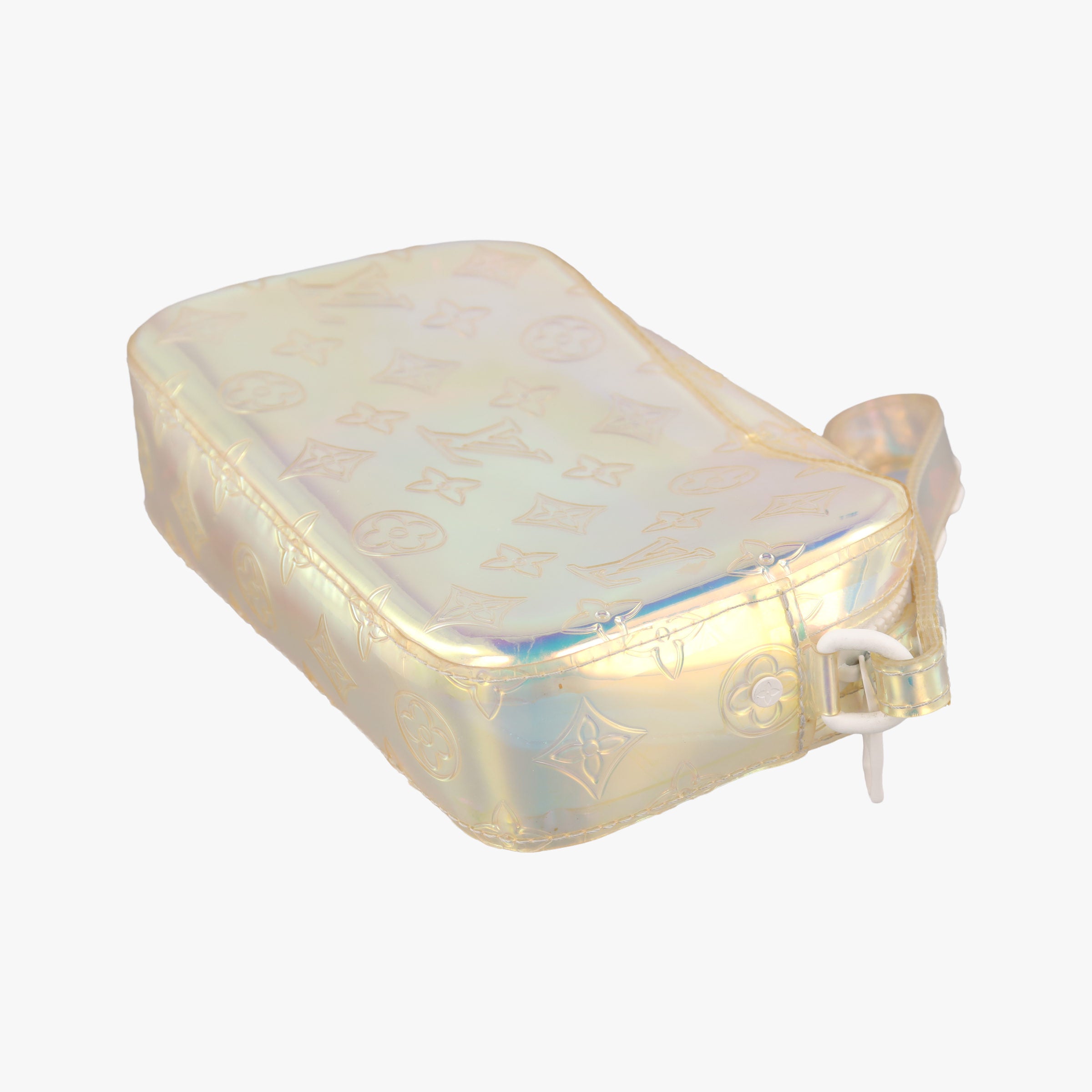 Pre-owned Louis Vuitton Pochette Volga prism pvc vinyl M55261 clutchbag | stylenewstar