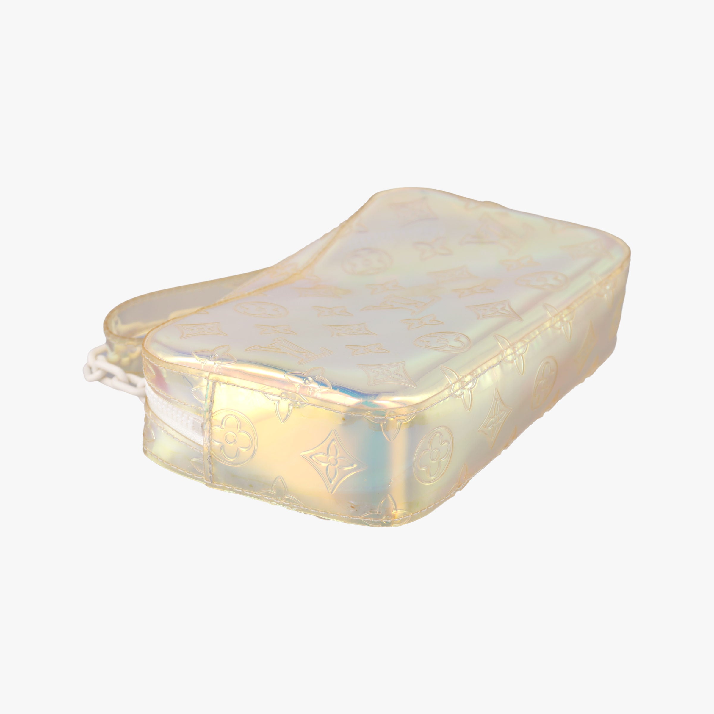 Pre-owned Louis Vuitton Pochette Volga prism pvc vinyl M55261 clutchbag | stylenewstar
