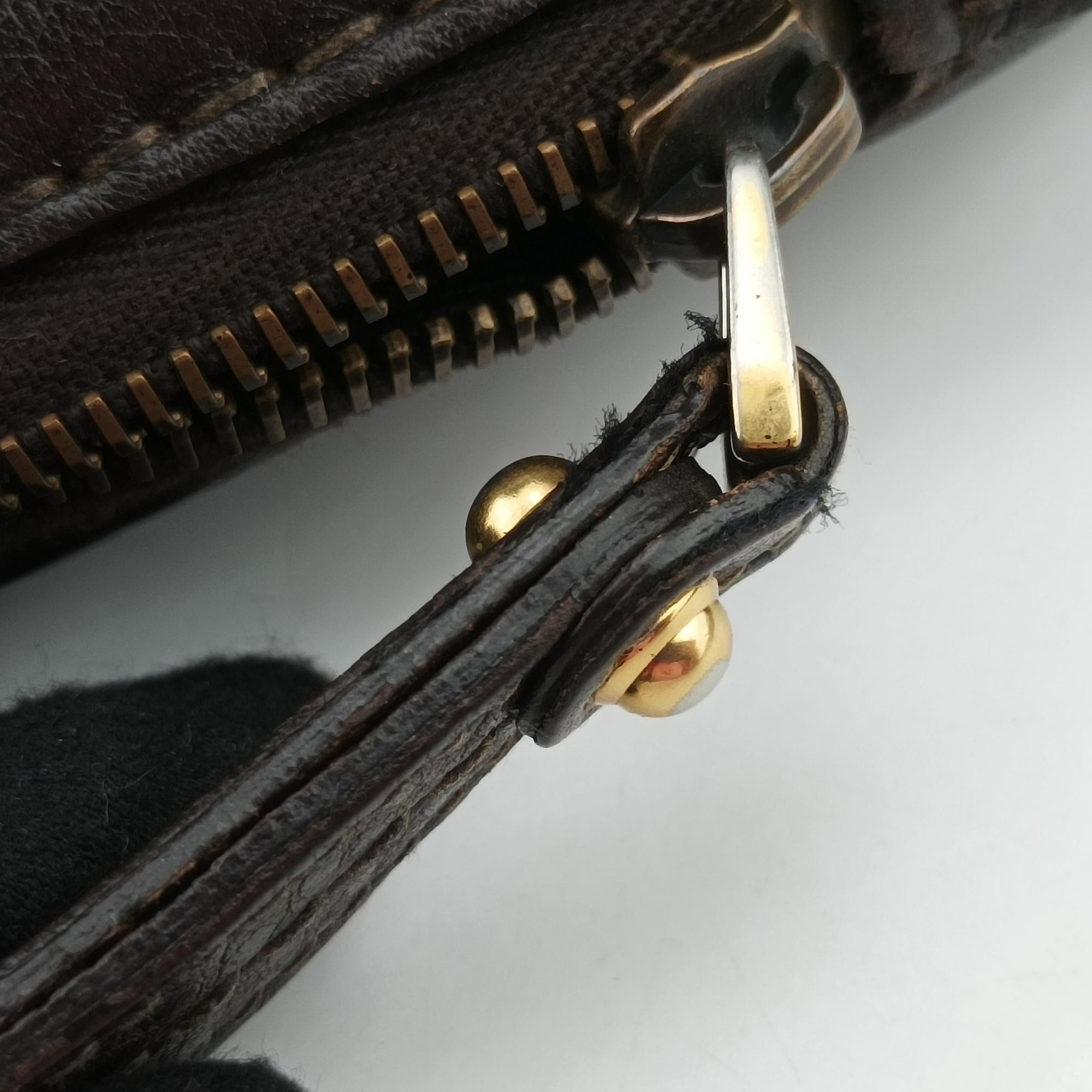 Vintage Gucci Guccissima New Pelham horsebit Brown leather 223956 handbag | stylenewstar
