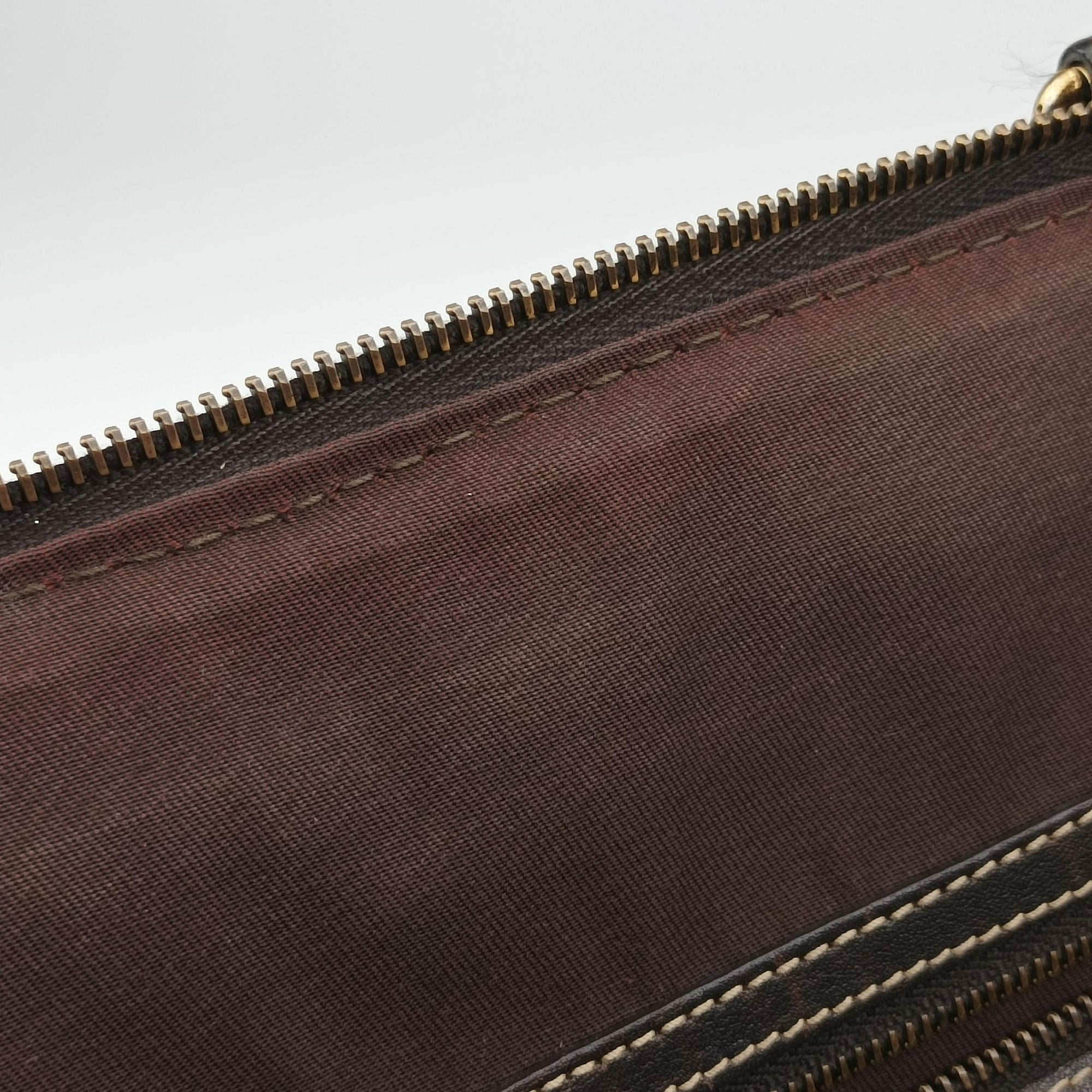 Vintage Gucci Guccissima New Pelham horsebit Brown leather 223956 handbag | stylenewstar
