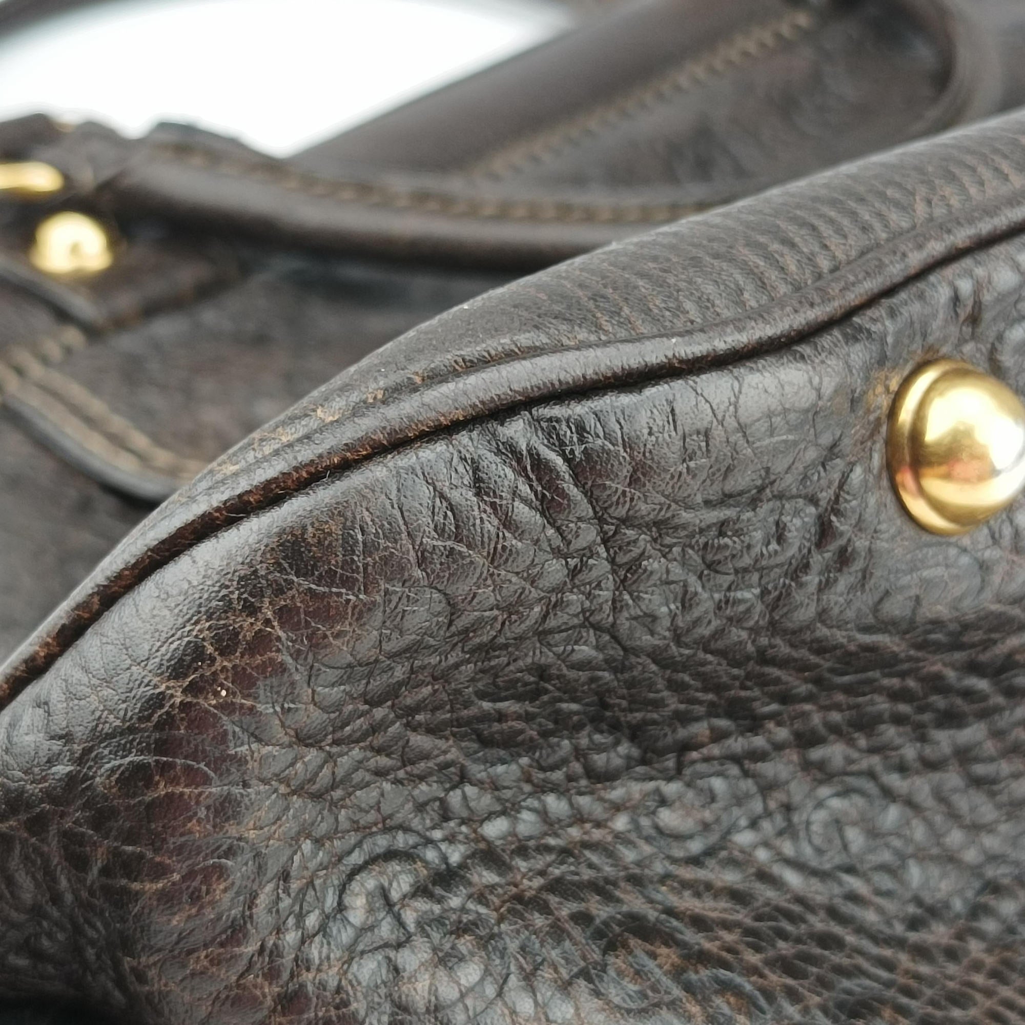 Vintage Gucci Guccissima New Pelham horsebit Brown leather 223956 handbag | stylenewstar