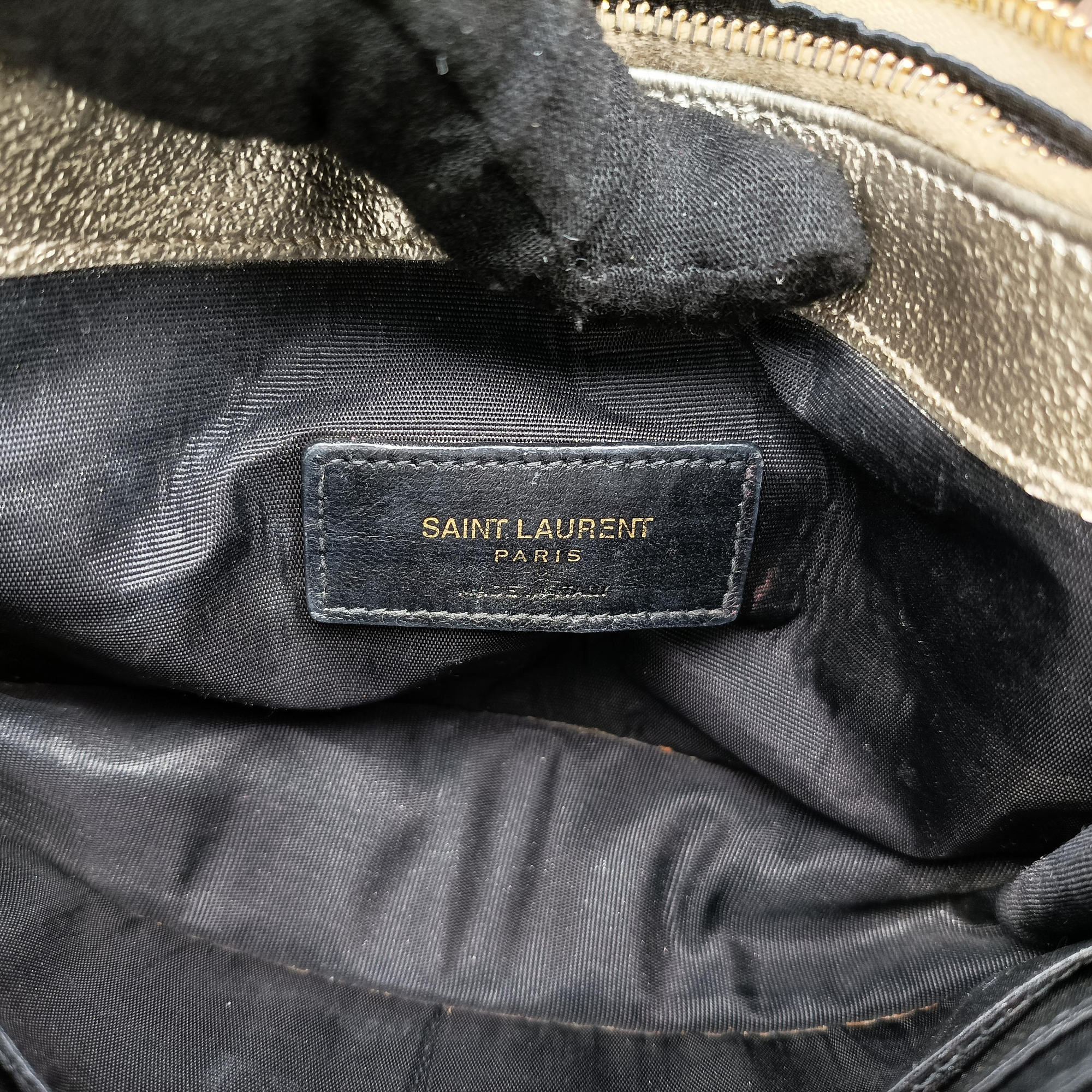 Secondhand Yves Saint Laurent MONOGRAM Golden Leather 393953 shoulderbag | stylenewstar