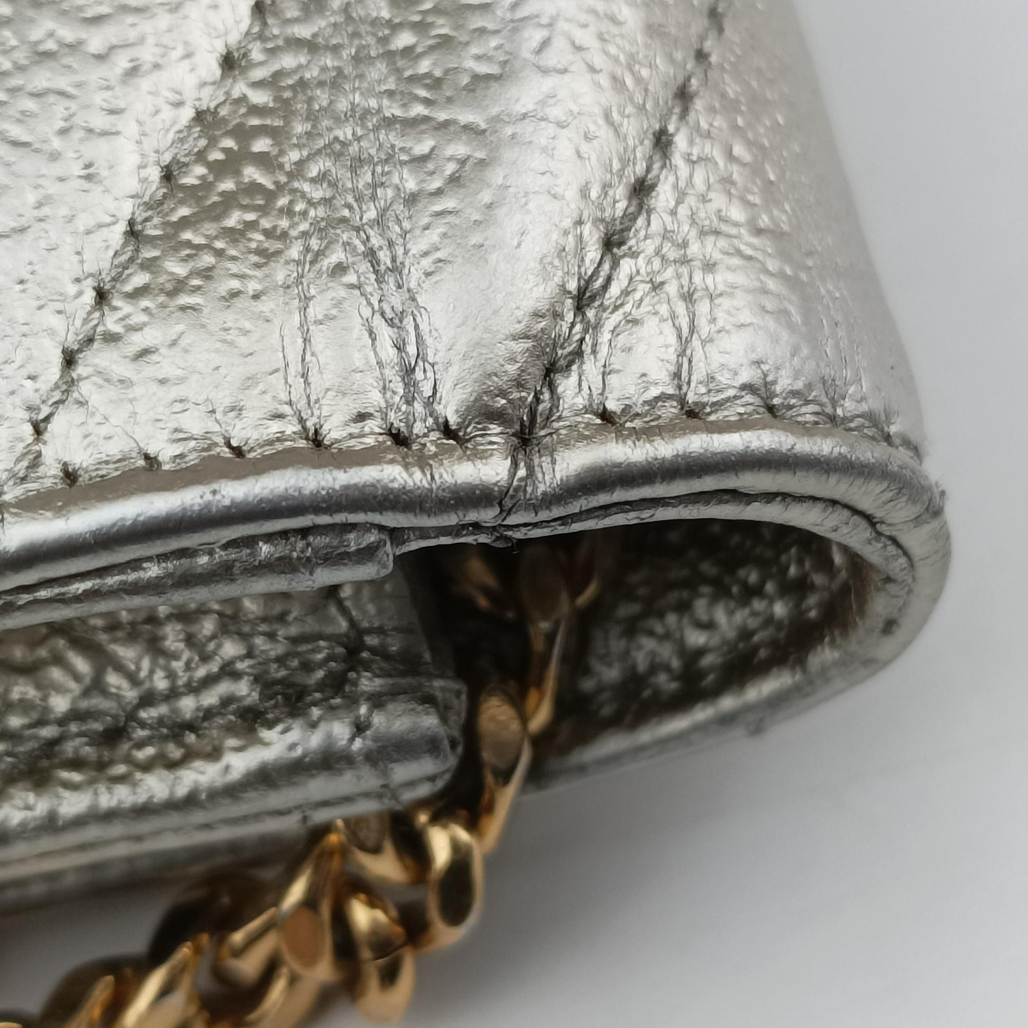 Secondhand Yves Saint Laurent MONOGRAM Golden Leather 393953 shoulderbag | stylenewstar