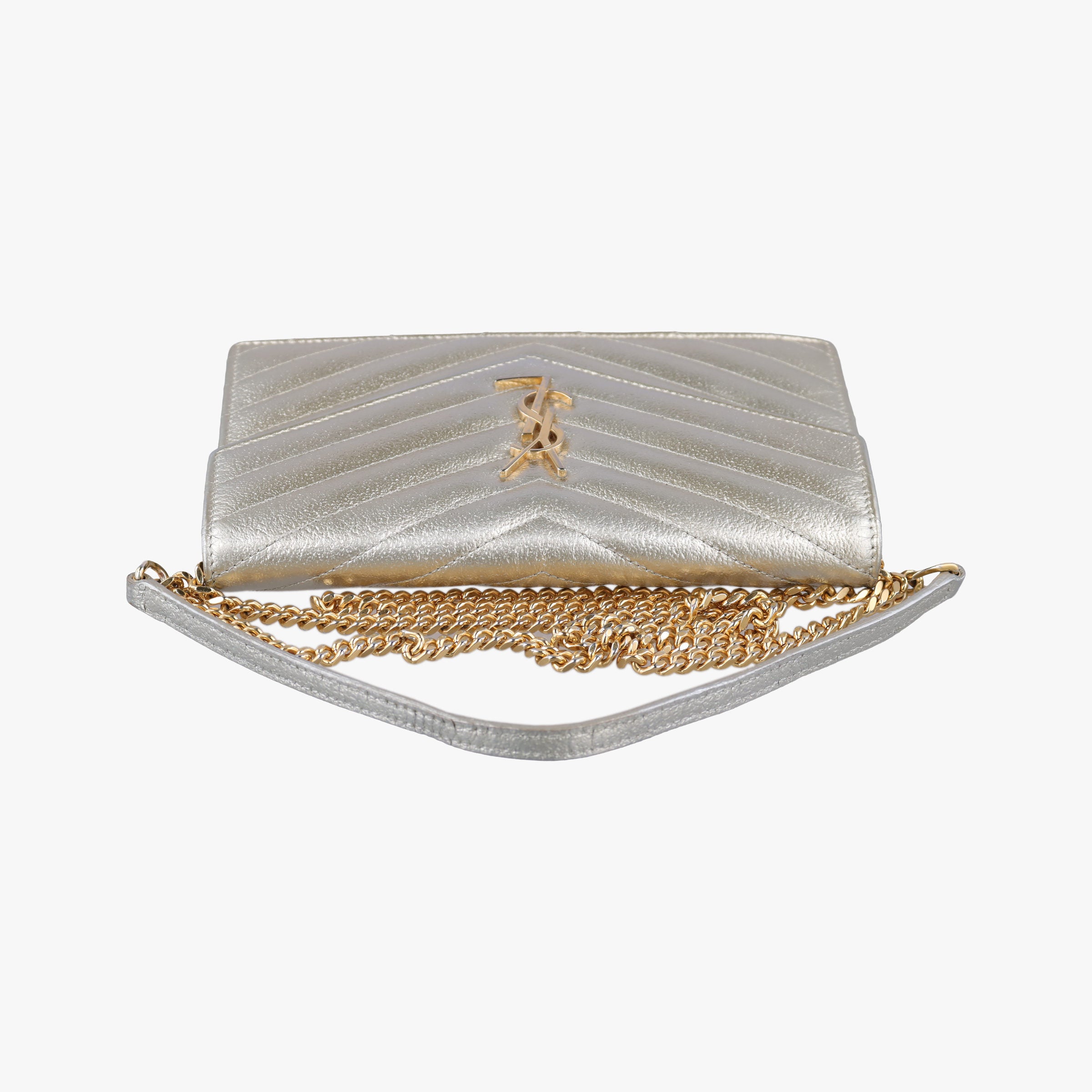 Secondhand Yves Saint Laurent MONOGRAM Golden Leather 393953 shoulderbag | stylenewstar