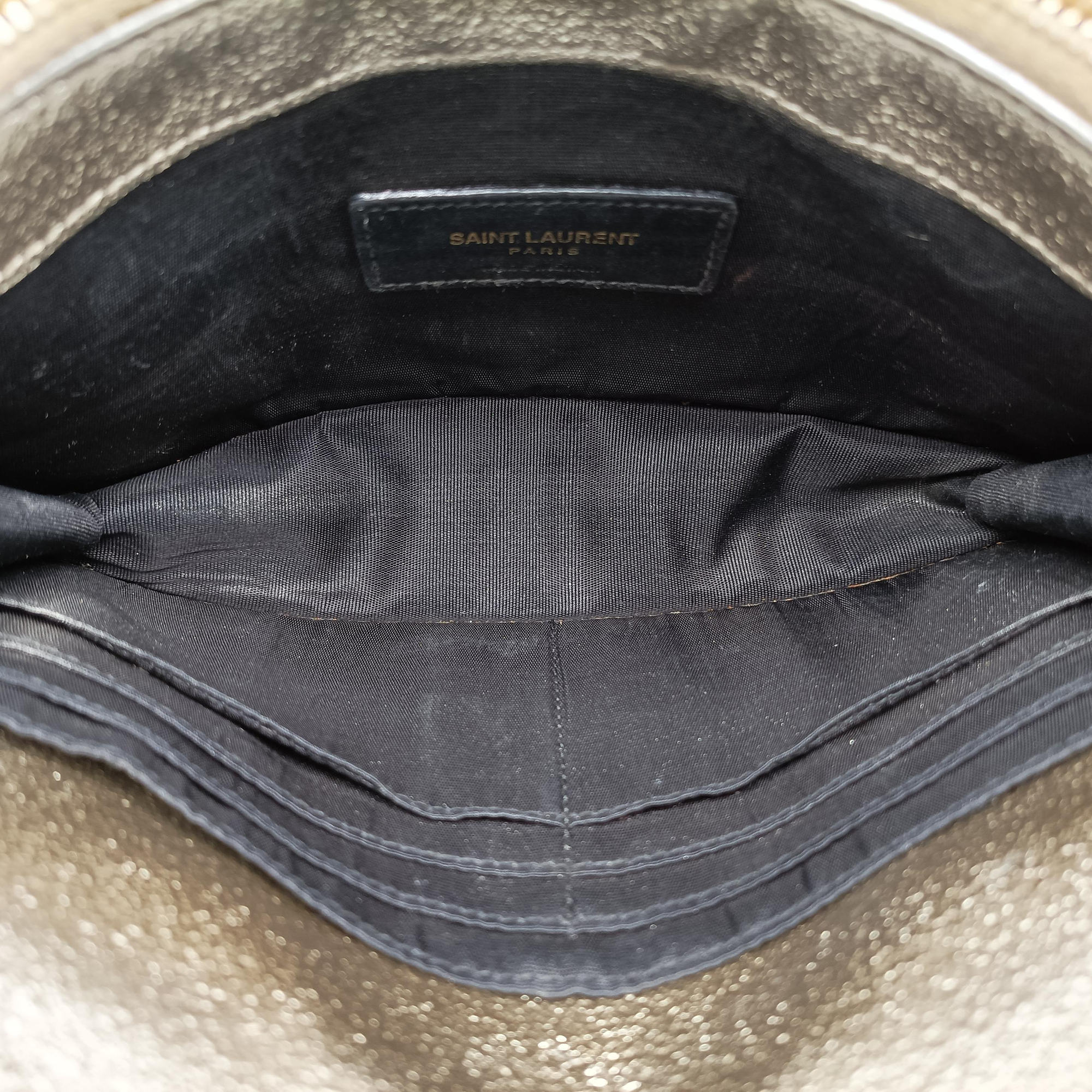 Secondhand Yves Saint Laurent MONOGRAM Golden Leather 393953 shoulderbag | stylenewstar