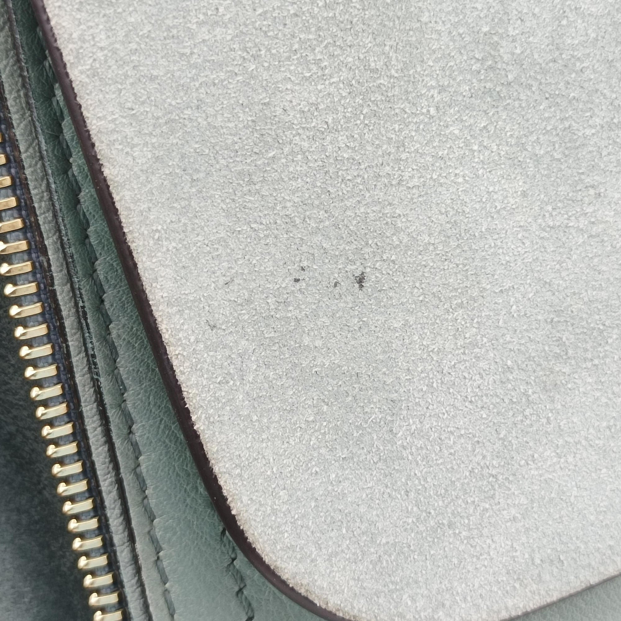 Pre-owned Chloe FAYE mini Blue Suede × leather  backpack/rucksack | stylenewstar