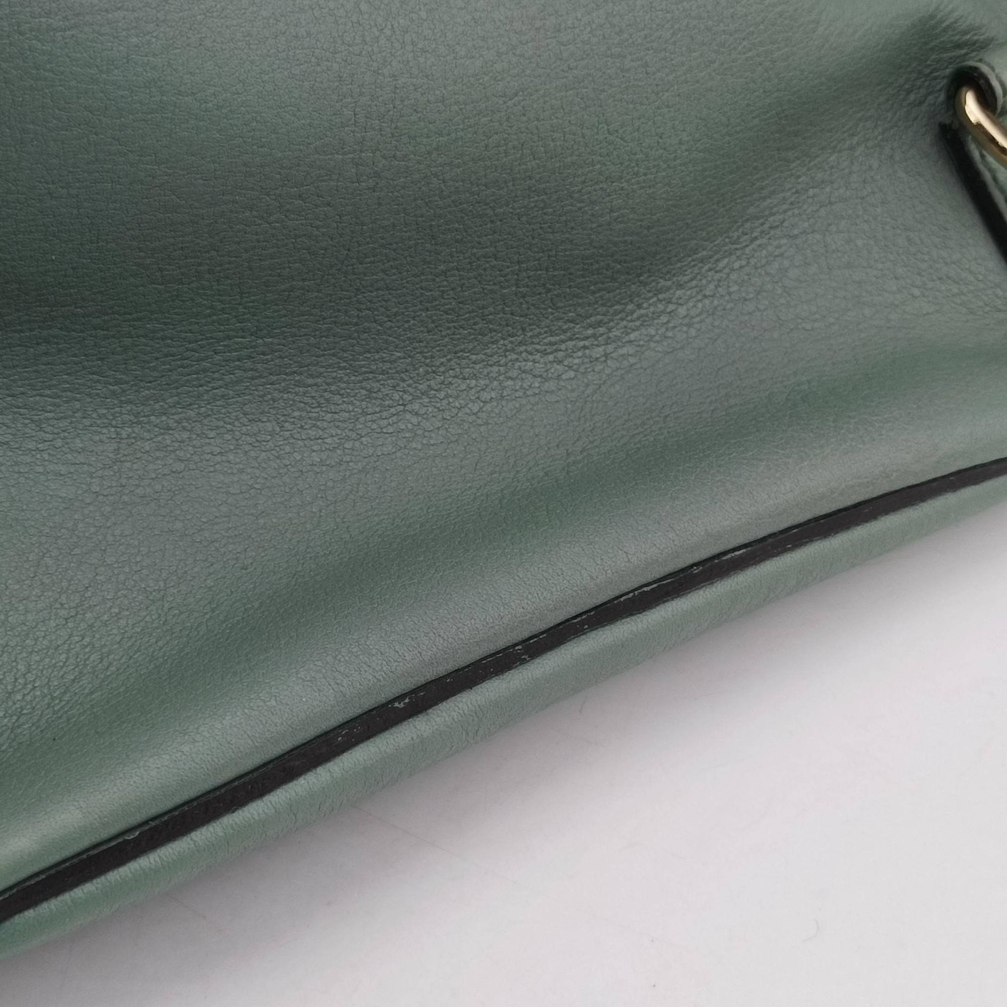 Pre-owned Chloe FAYE mini Blue Suede × leather  backpack/rucksack | stylenewstar