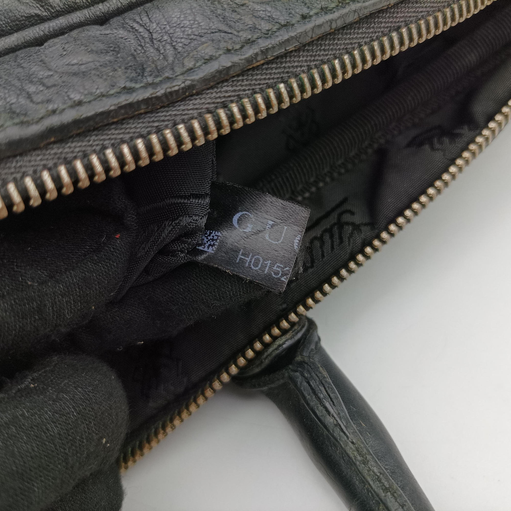 Secondhand Gucci GG plus GG Supreme Briefcase Brown leather 201480 handbag | stylenewstar
