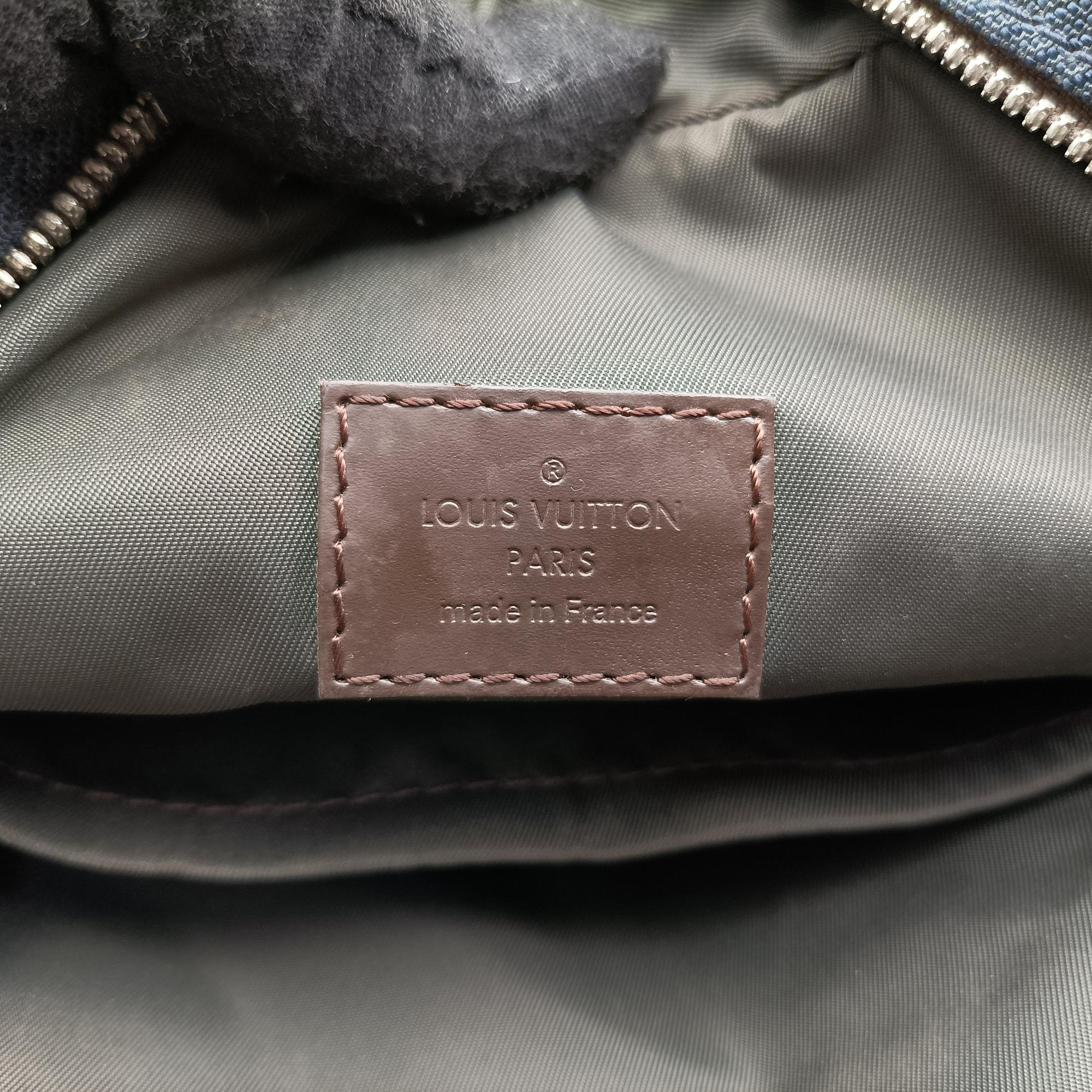 Pre-owned Louis Vuitton Citadin NM Blue Ocean x Brown Damier Geant N41437 shoulderbag | stylenewstar