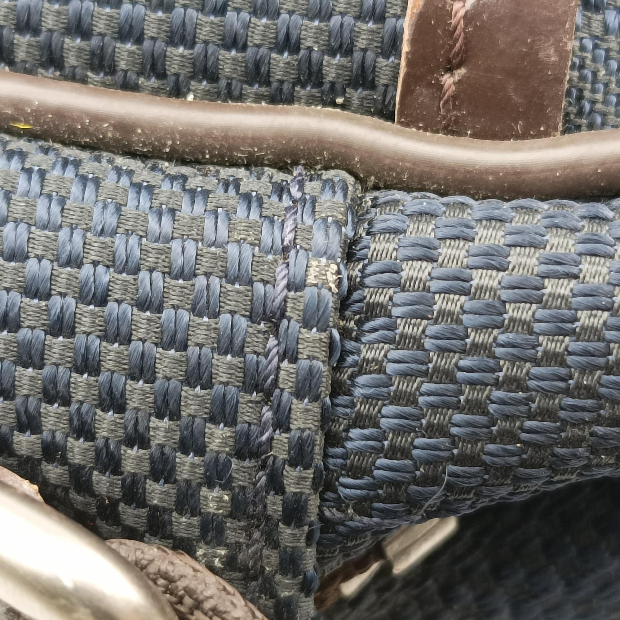 Pre-owned Louis Vuitton Citadin NM Blue Ocean x Brown Damier Geant N41437 shoulderbag | stylenewstar