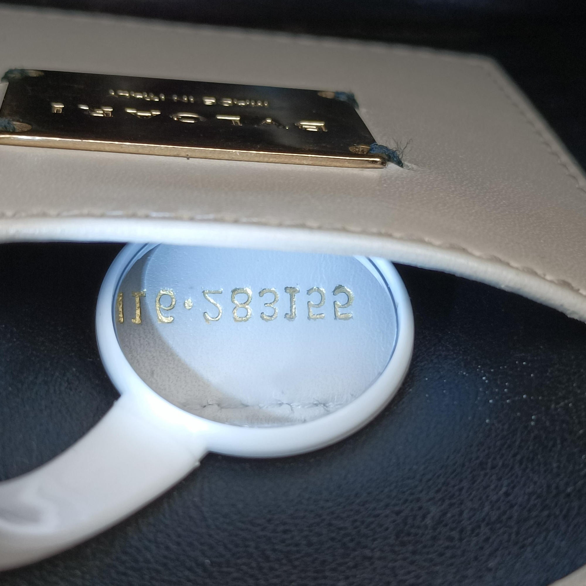 Vintage Bvlgari SERPENTI FOREVER White Leather  shoulderbag | stylenewstar