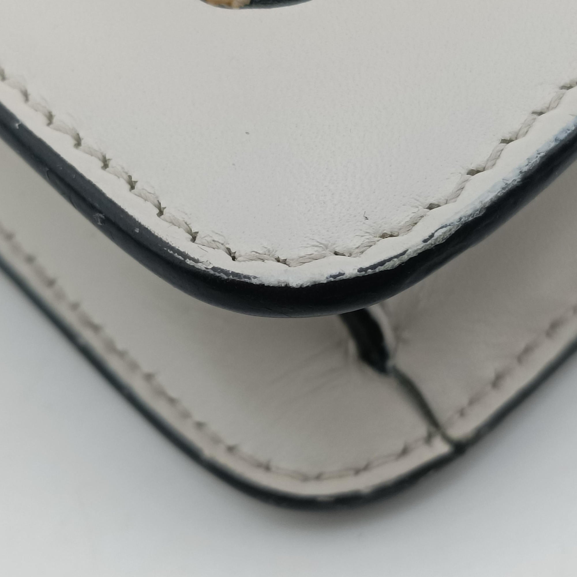 Vintage Bvlgari SERPENTI FOREVER White Leather  shoulderbag | stylenewstar