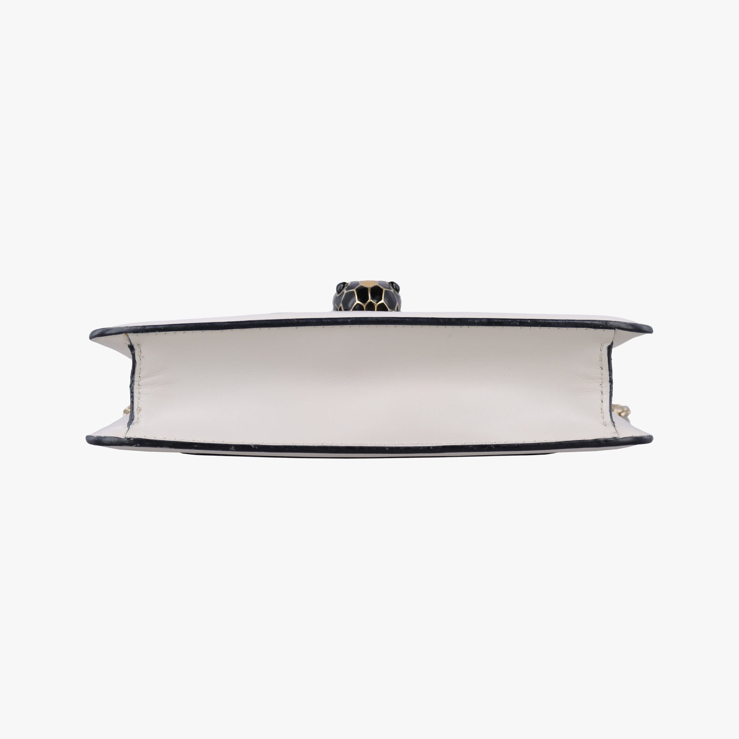 Vintage Bvlgari SERPENTI FOREVER White Leather  shoulderbag | stylenewstar