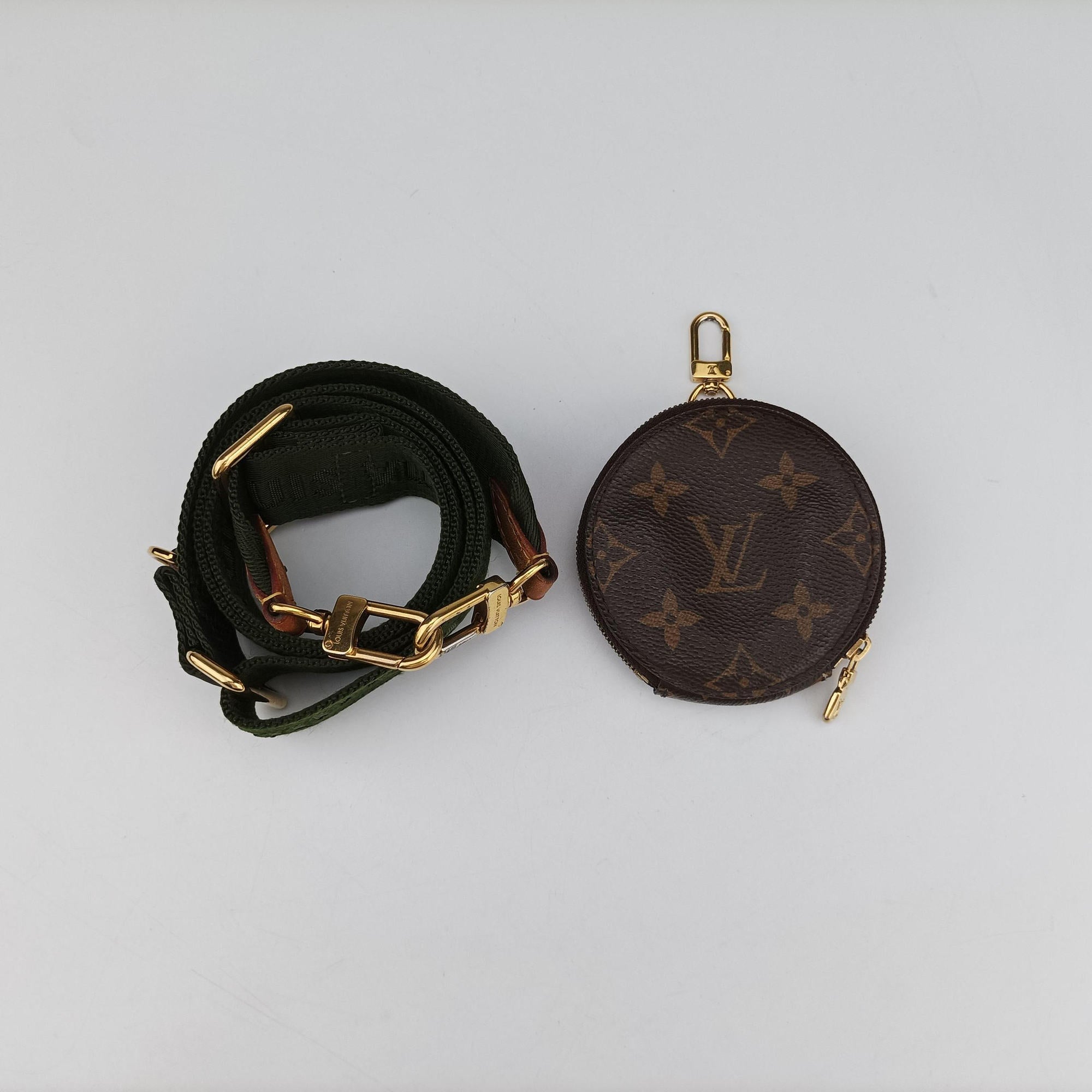 Pre-owned Louis Vuitton Multi Pochette Accessoir brown×khaki Monogram Canvas M44813 shoulderbag | stylenewstar