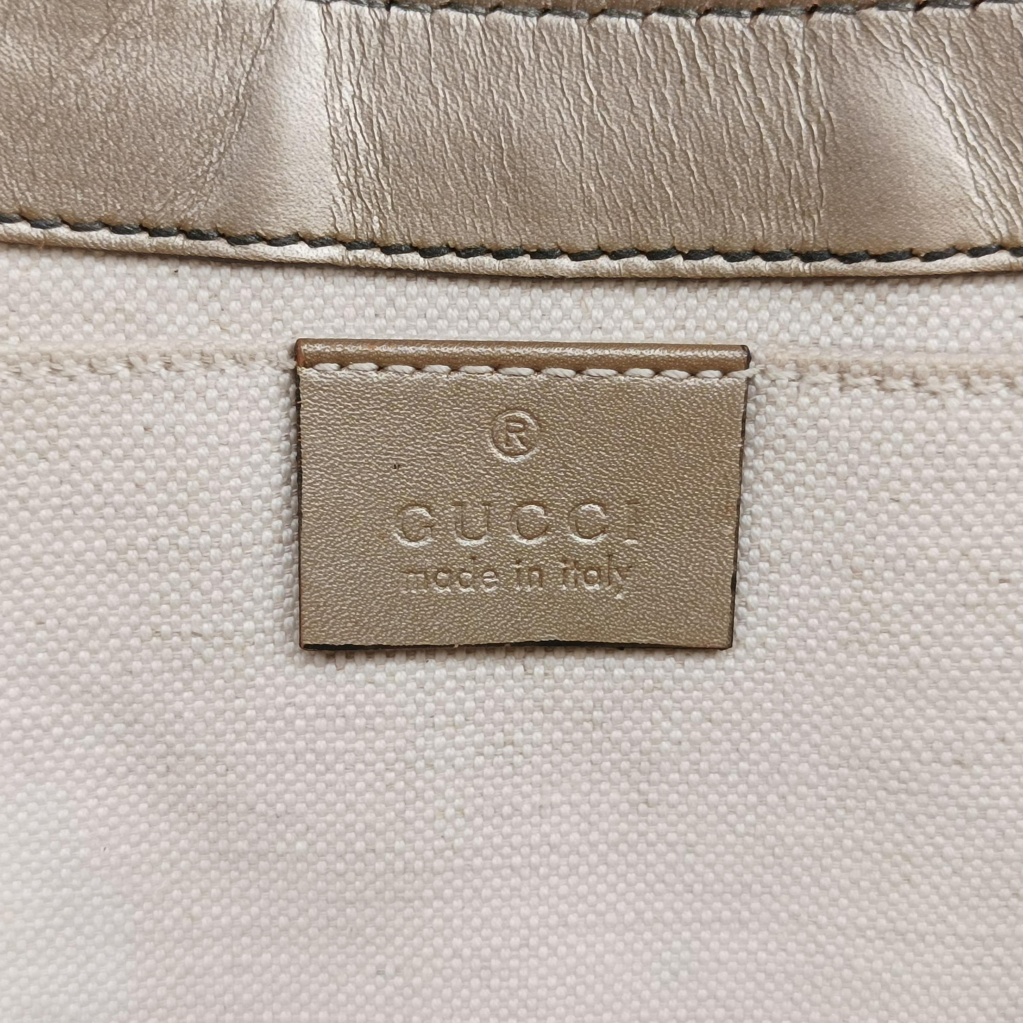 Pre-owned Gucci Emily Golden Leather 295402 shoulderbag | stylenewstar