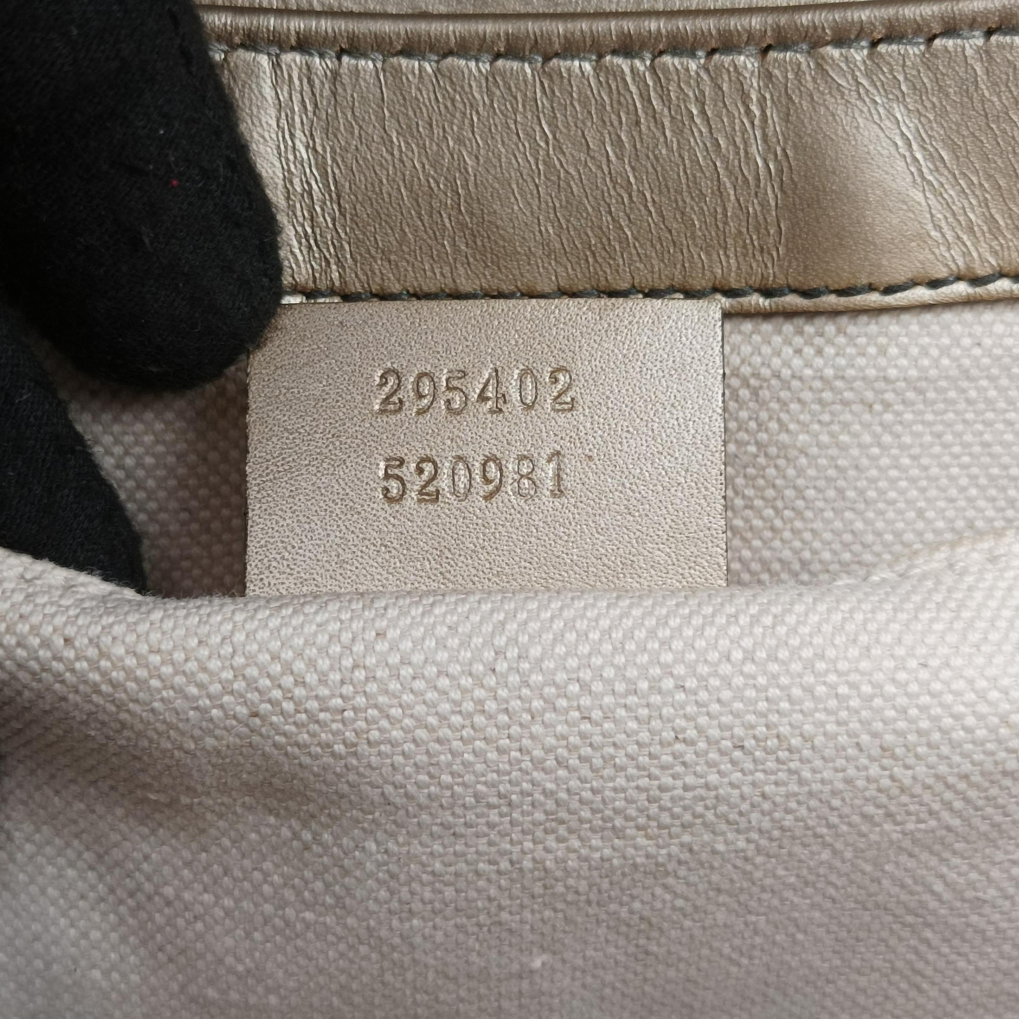Pre-owned Gucci Emily Golden Leather 295402 shoulderbag | stylenewstar