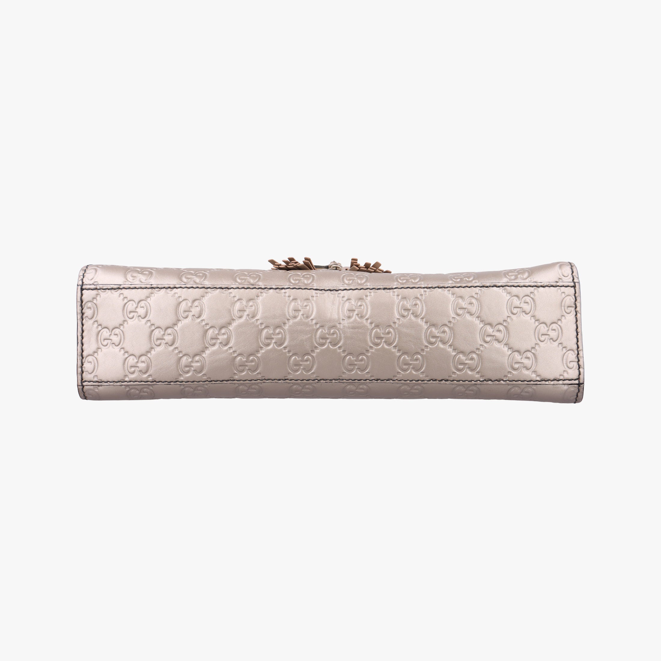 Pre-owned Gucci Emily Golden Leather 295402 shoulderbag | stylenewstar