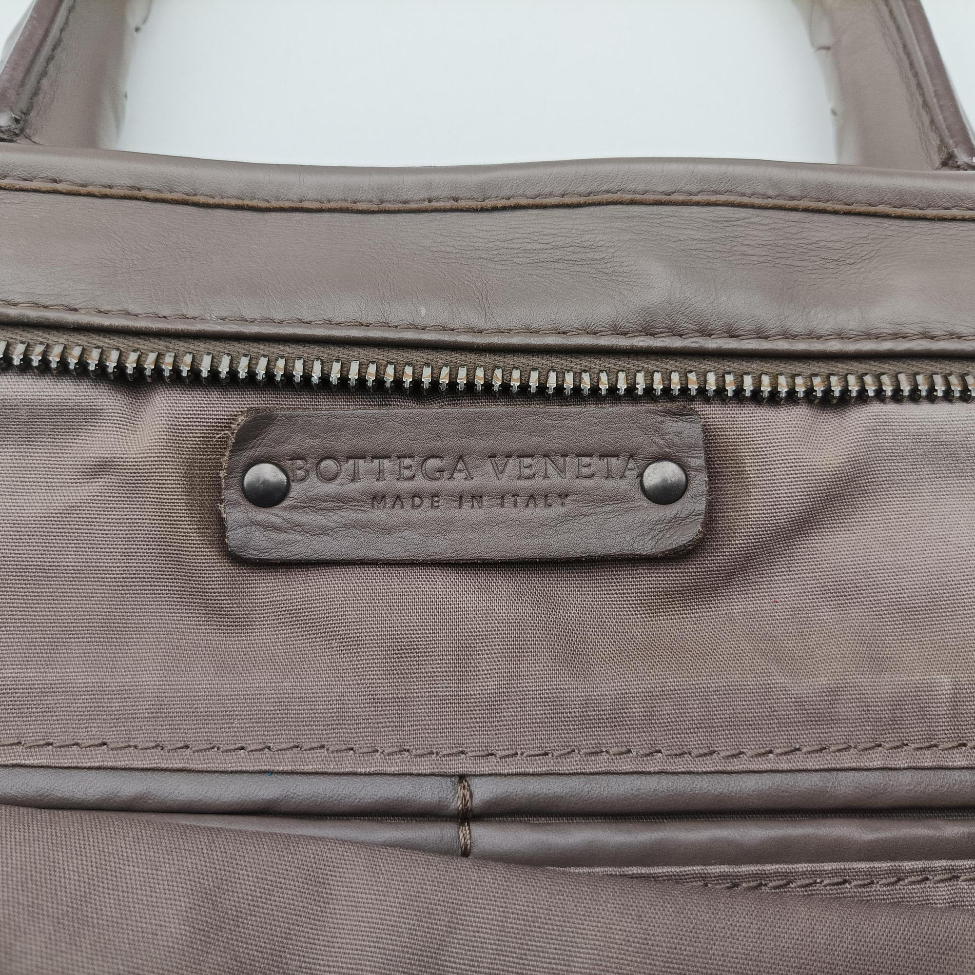 Pre-owned Bottega Veneta Intrecciato Brown lambskin  handbag | stylenewstar