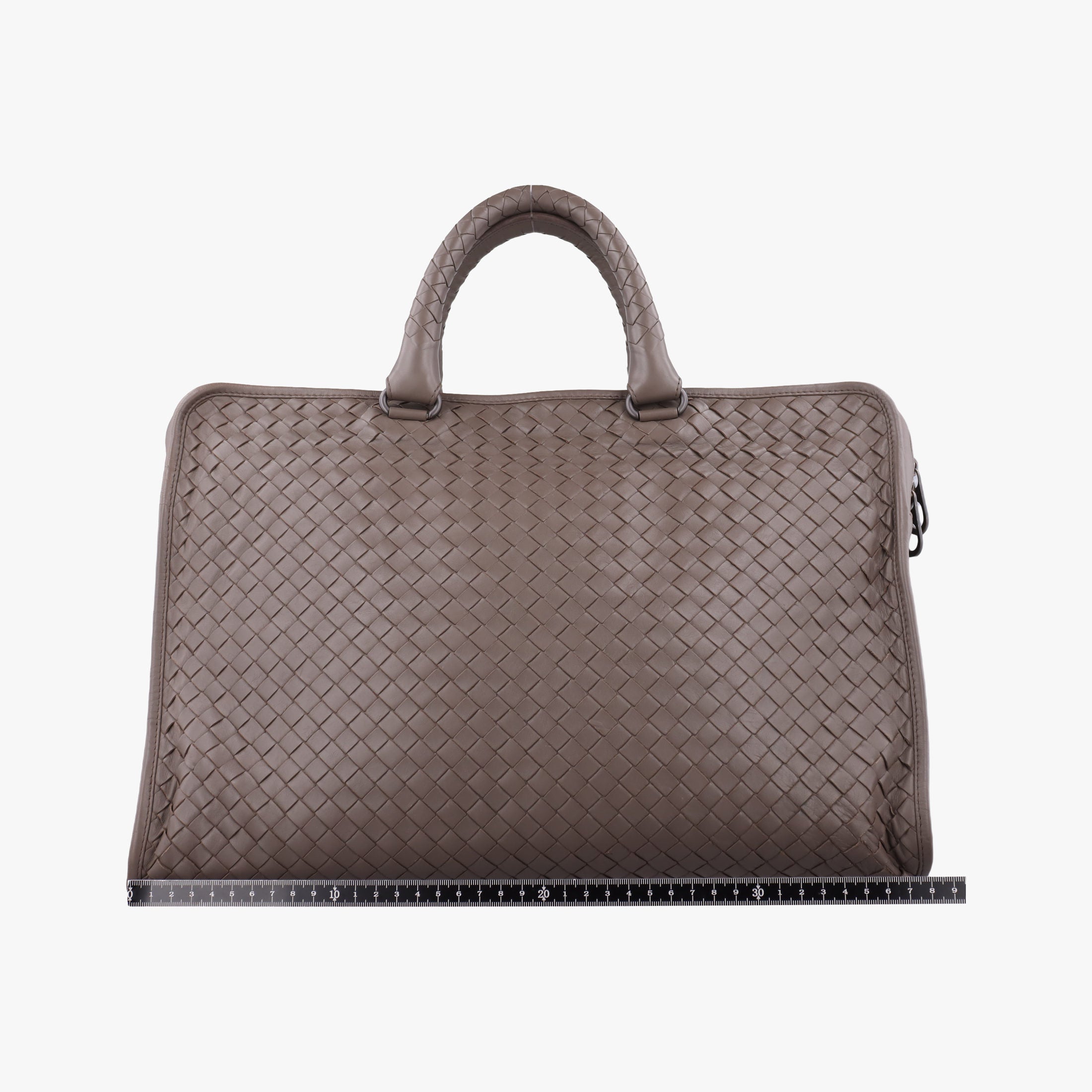 Pre-owned Bottega Veneta Intrecciato Brown lambskin  handbag | stylenewstar