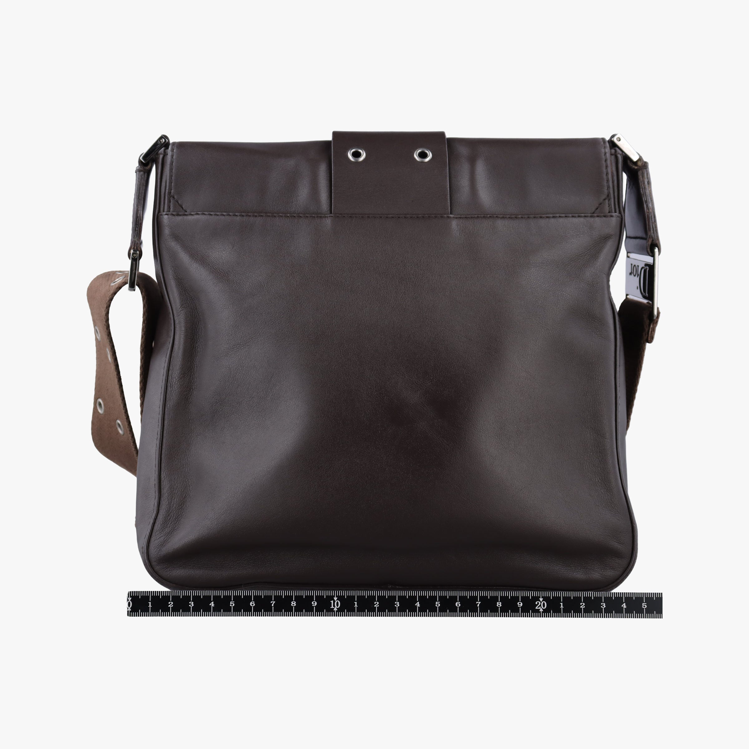 Secondhand Christian Dior Street Chic Brown Leather  shoulderbag | stylenewstar