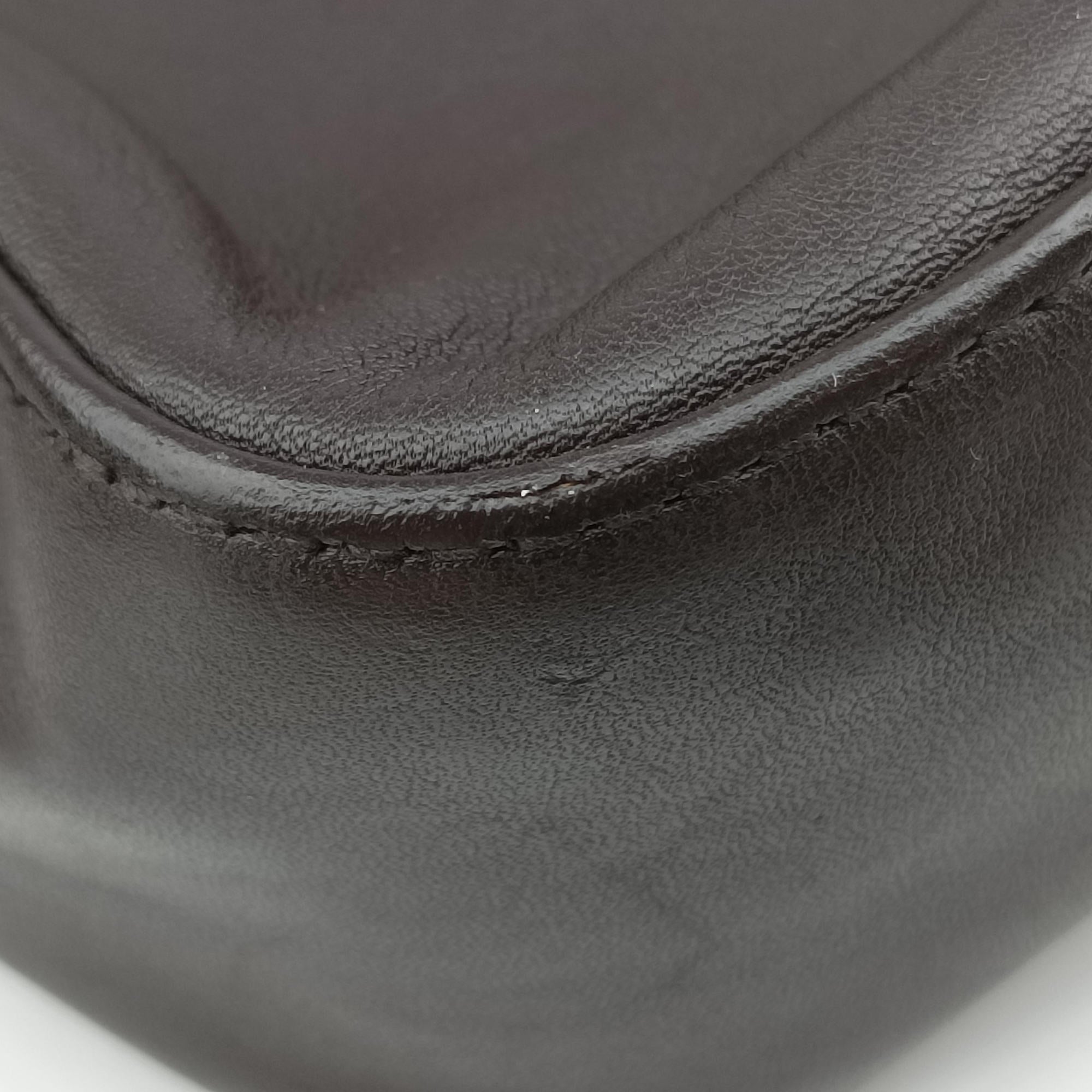 Secondhand Christian Dior Street Chic Brown Leather  shoulderbag | stylenewstar