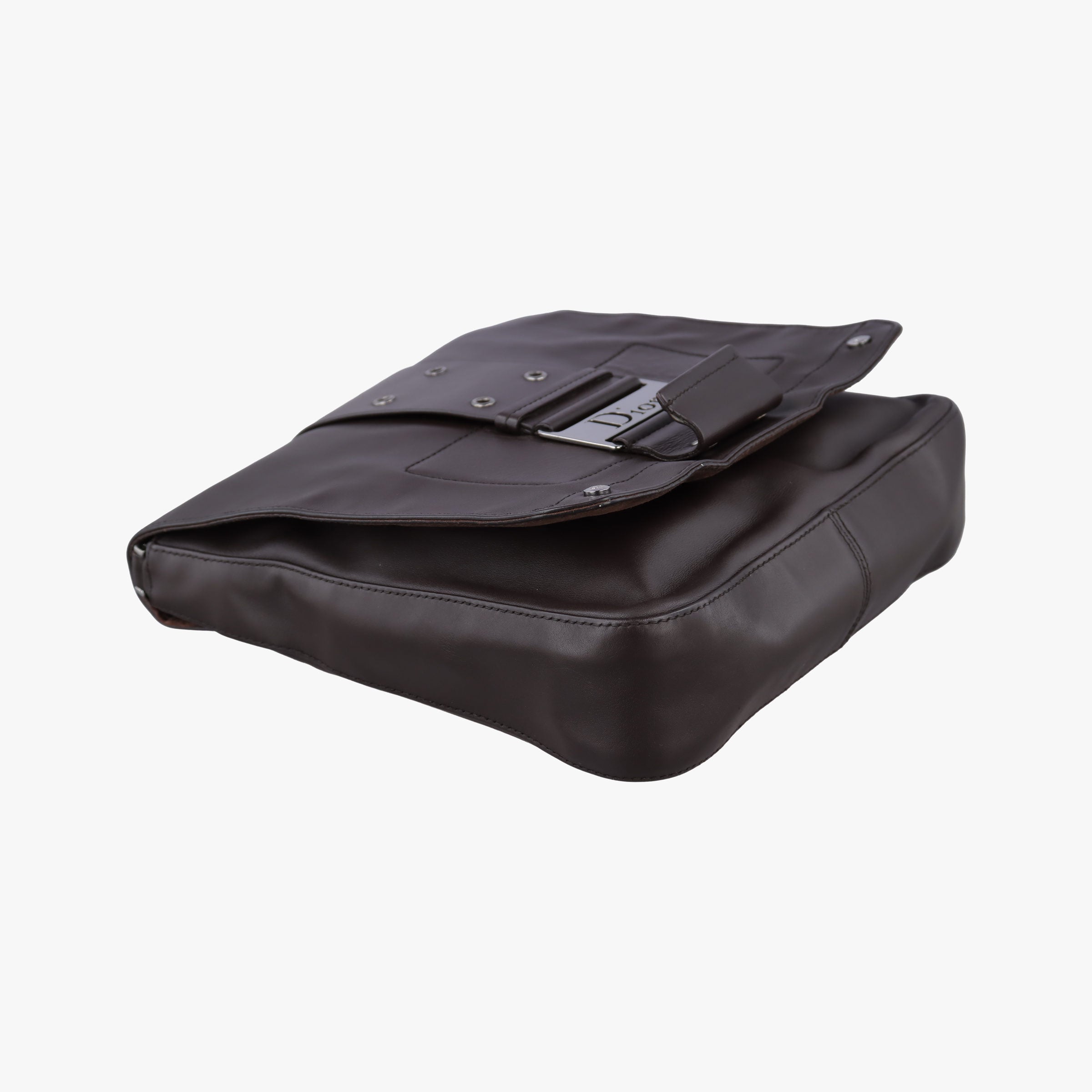 Secondhand Christian Dior Street Chic Brown Leather  shoulderbag | stylenewstar