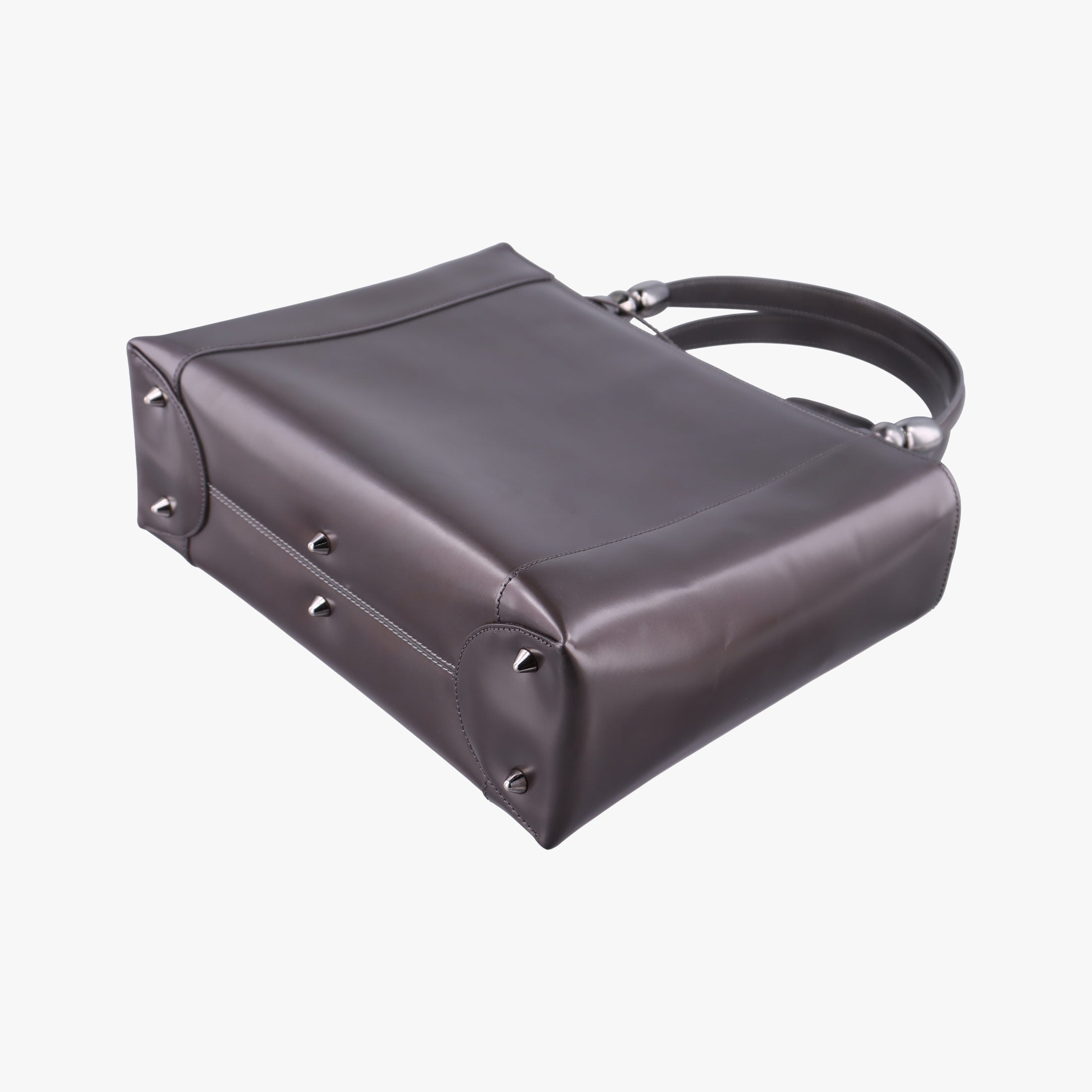 Pre-owned Christian Dior Malice Grey Enamel  handbag | stylenewstar