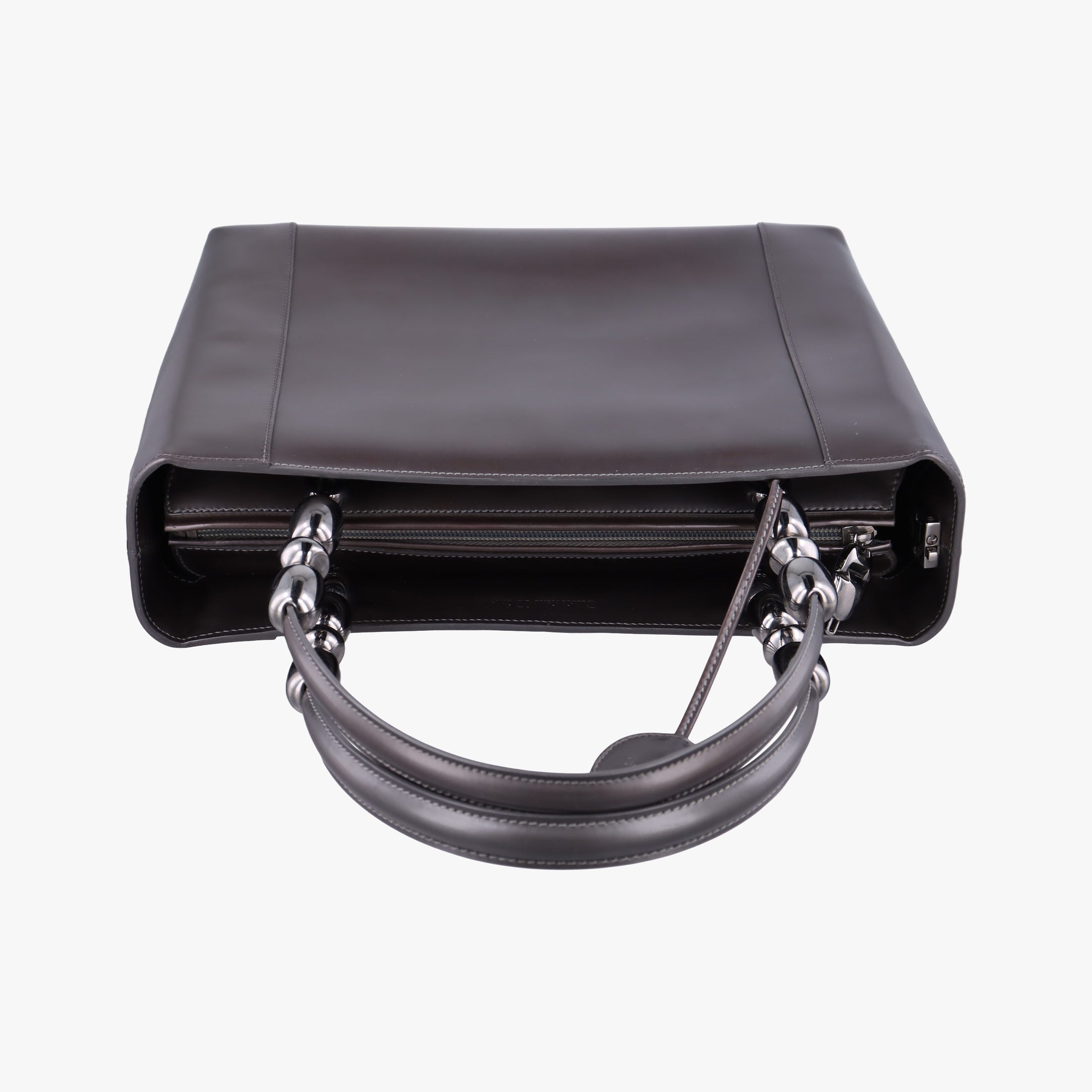 Pre-owned Christian Dior Malice Grey Enamel  handbag | stylenewstar