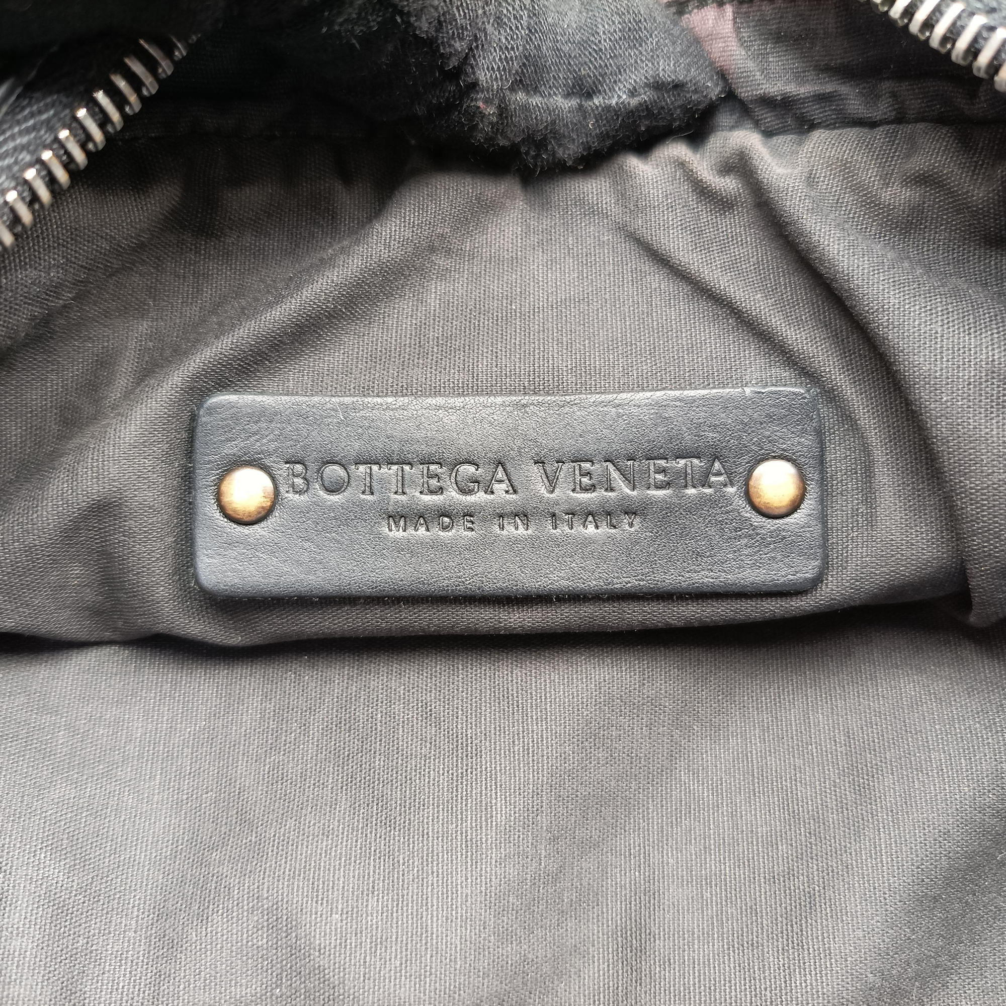 Pre-owned Bottega Veneta Intrecciato Black lambskin  shoulderbag | stylenewstar