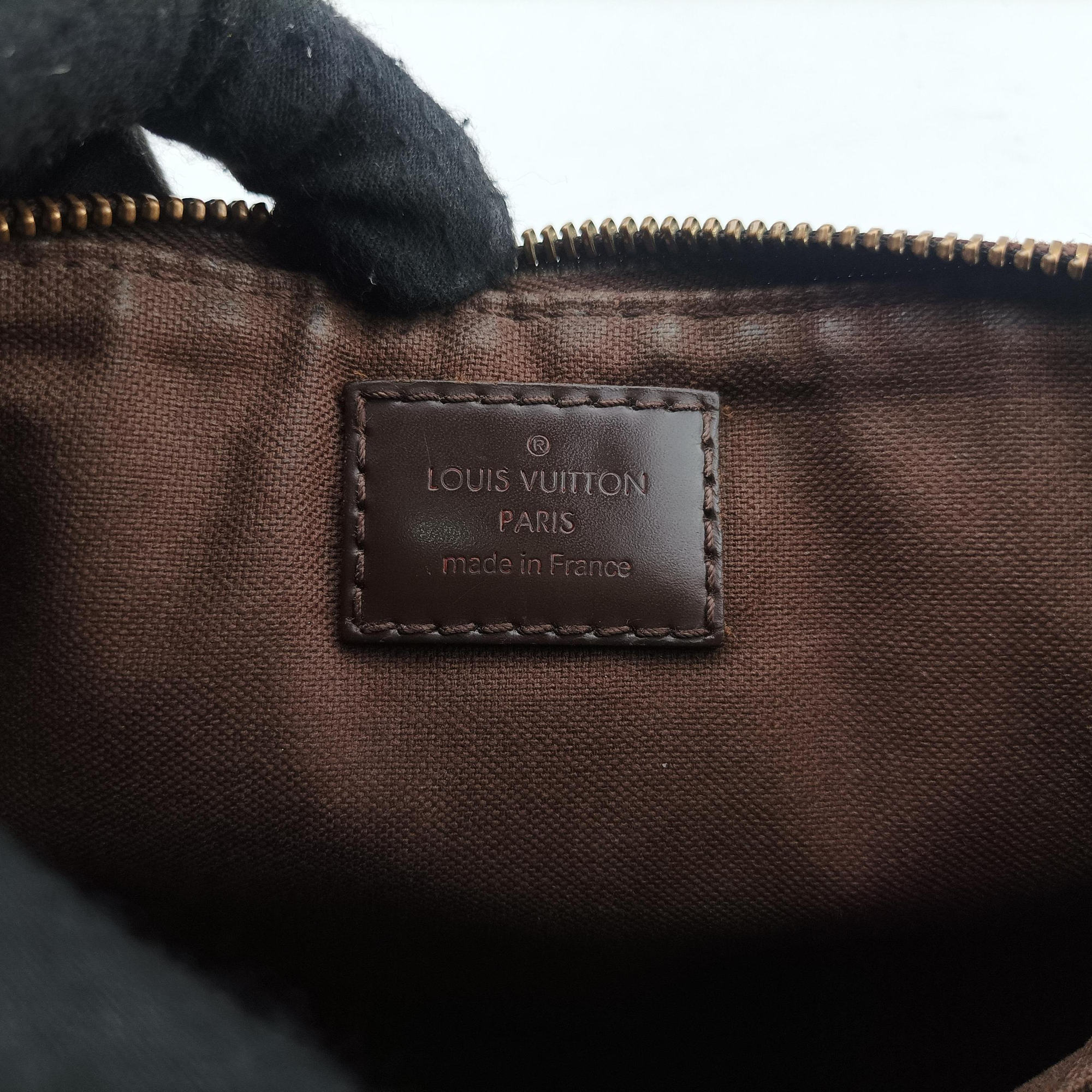 Pre-owned Louis Vuitton BROOKLYN MM EBENE Damier Canvas N51211 shoulderbag | stylenewstar
