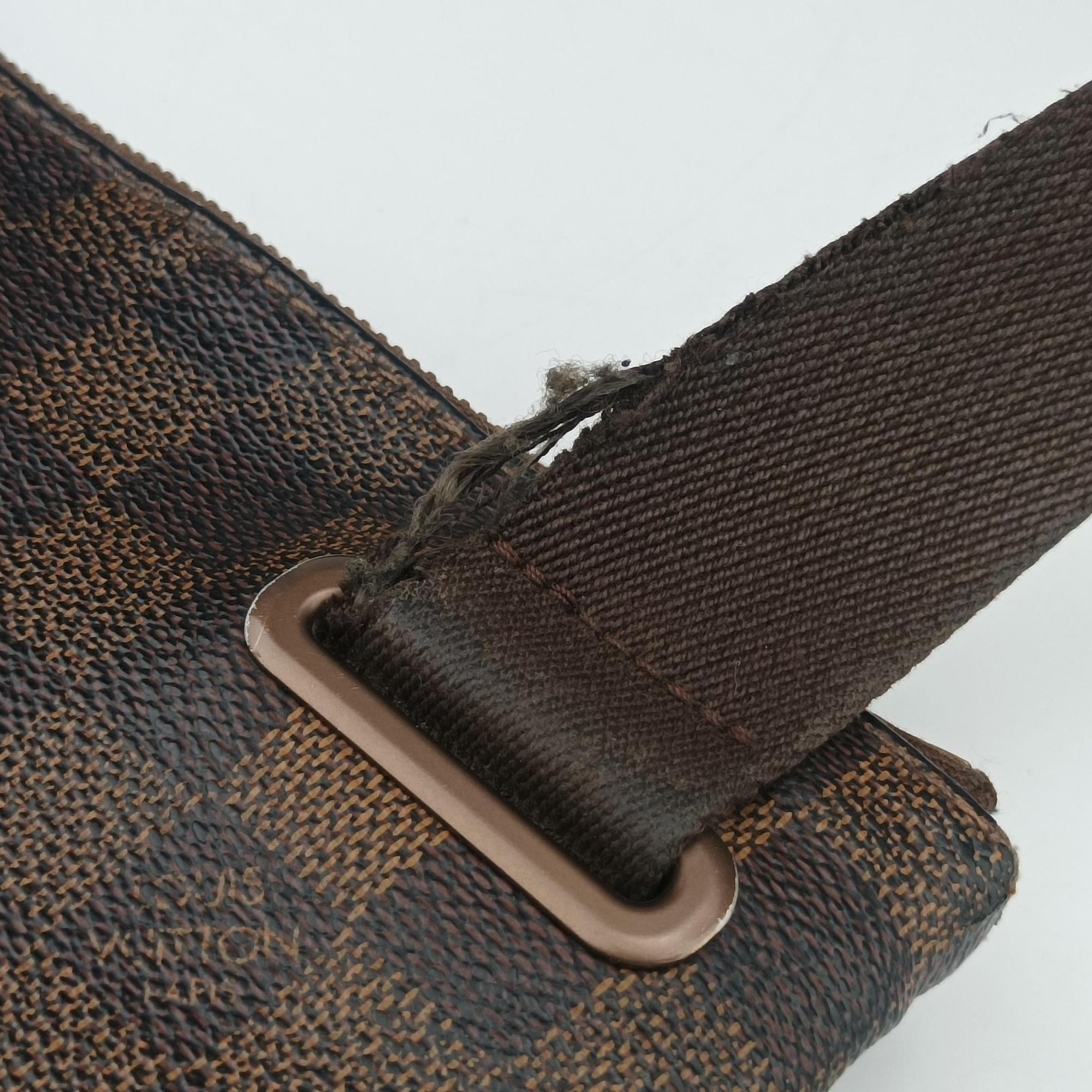Pre-owned Louis Vuitton BROOKLYN MM EBENE Damier Canvas N51211 shoulderbag | stylenewstar