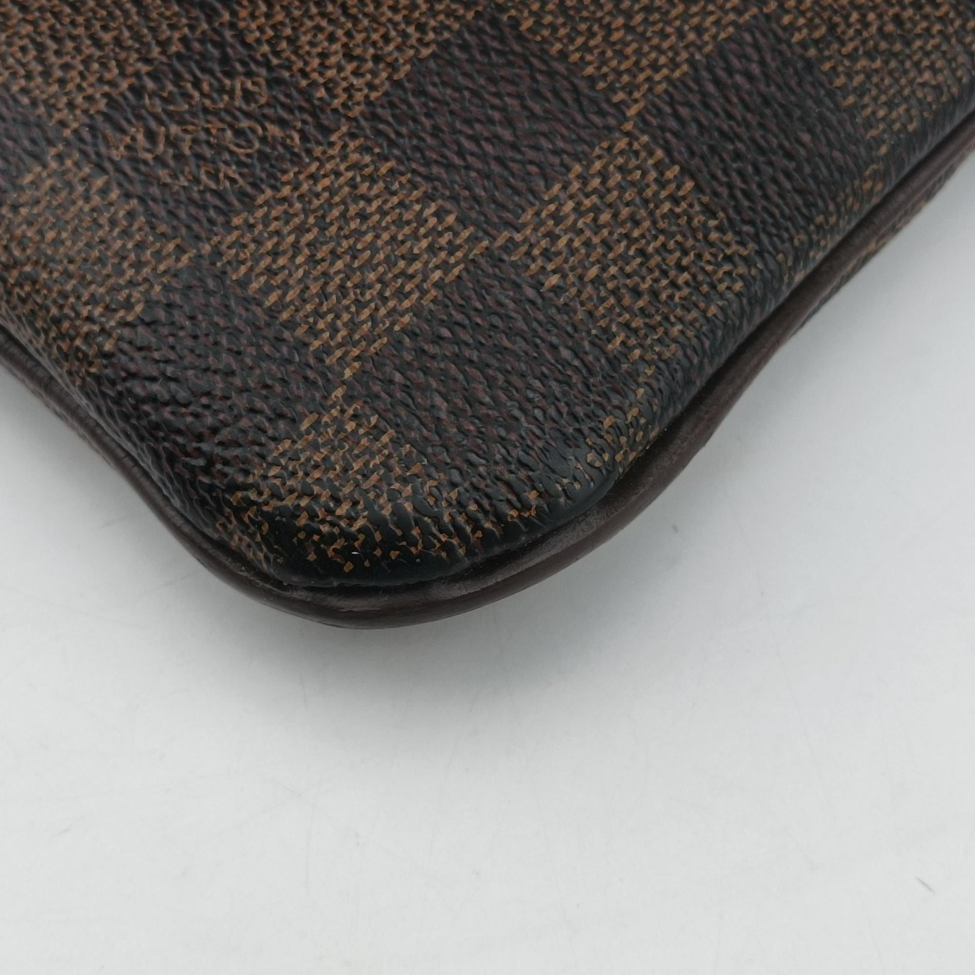 Pre-owned Louis Vuitton BROOKLYN MM EBENE Damier Canvas N51211 shoulderbag | stylenewstar