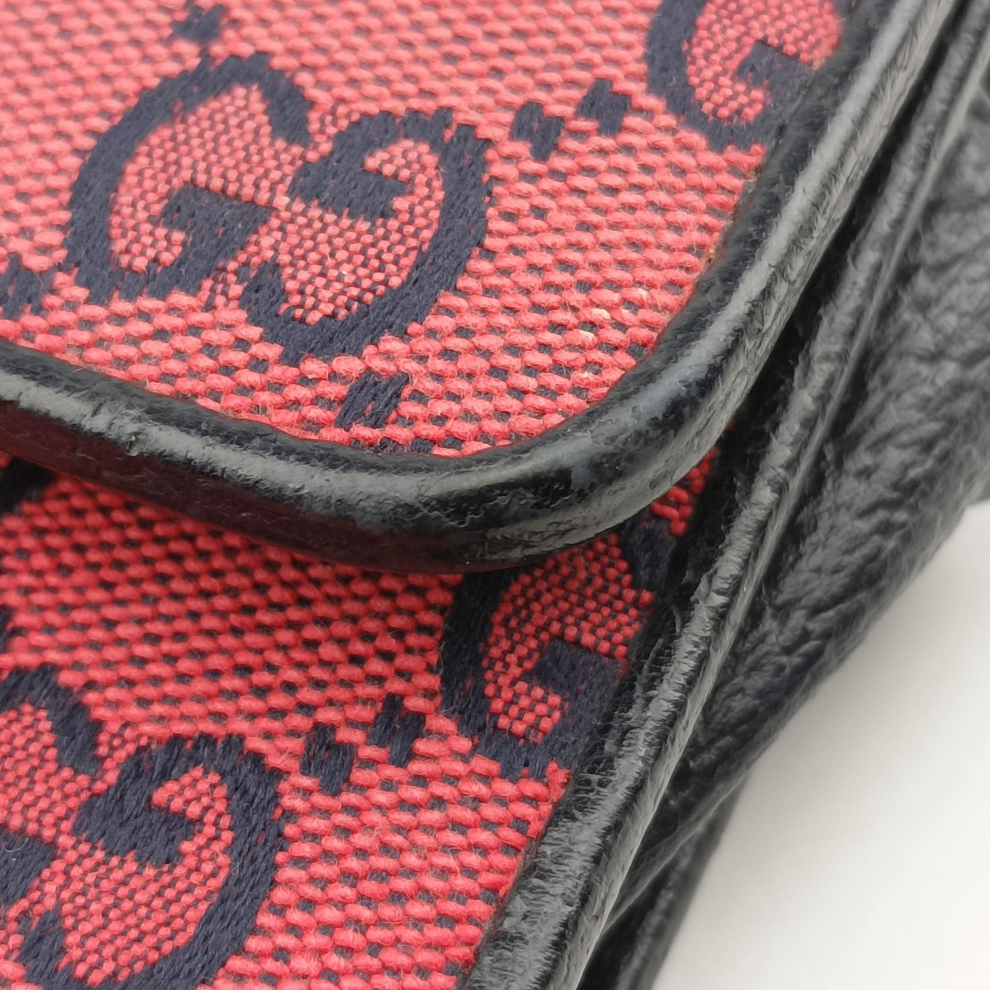 Vintage Gucci Interlocking G Red canvas 661109 shoulderbag | stylenewstar