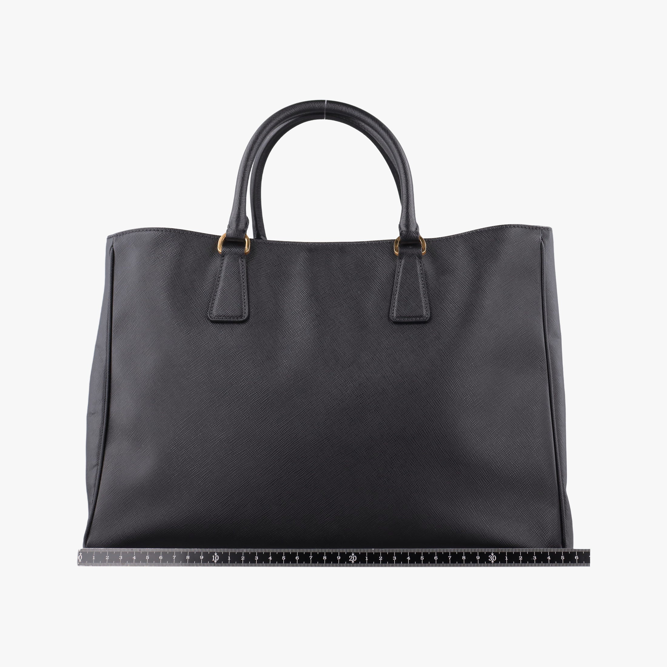 Pre-owned Prada Galleria Black SAFFIANO Leather 1BA274 handbag | stylenewstar