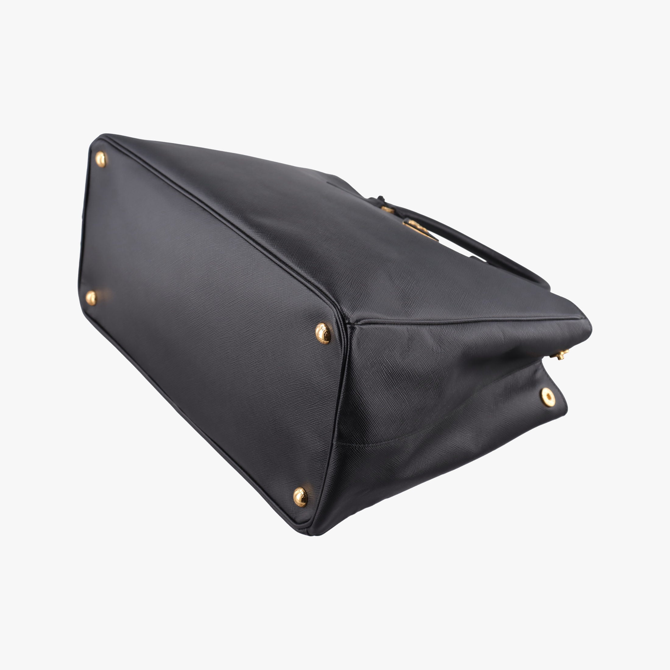Pre-owned Prada Galleria Black SAFFIANO Leather 1BA274 handbag | stylenewstar