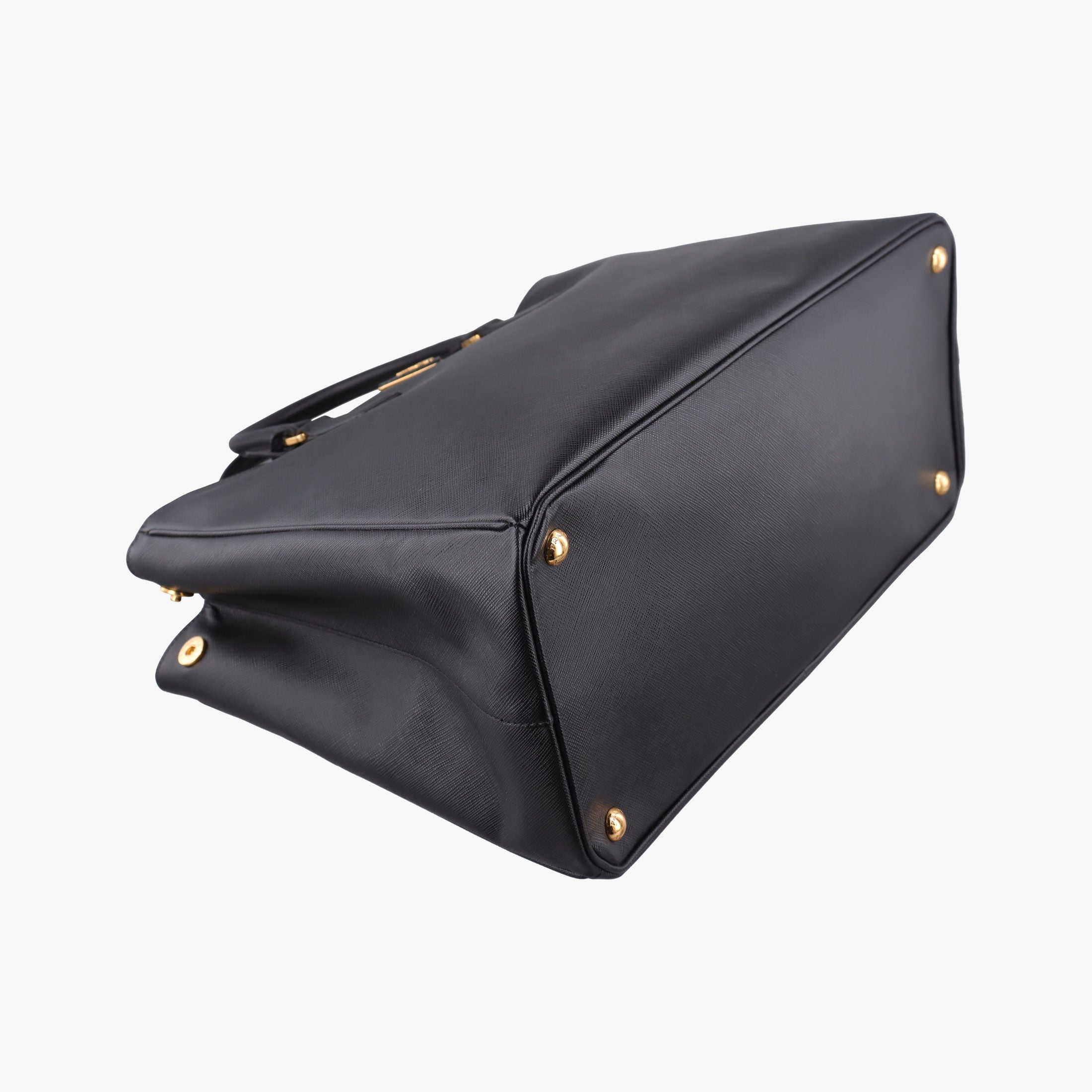 Pre-owned Prada Galleria Black SAFFIANO Leather 1BA274 handbag | stylenewstar