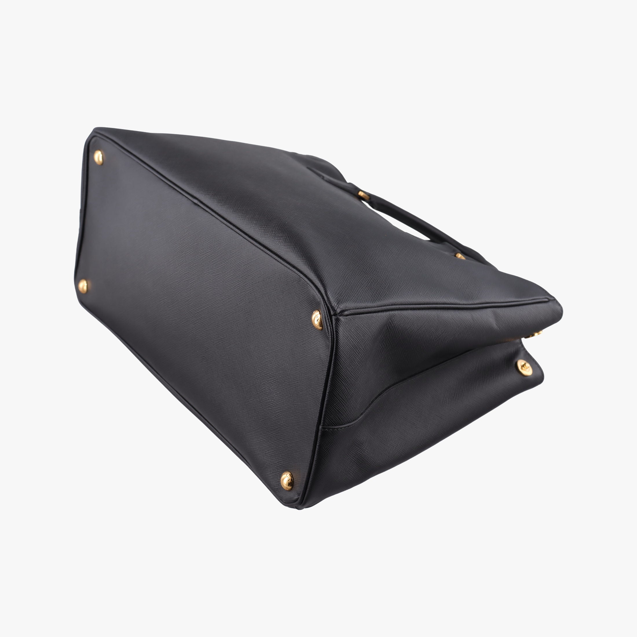 Pre-owned Prada Galleria Black SAFFIANO Leather 1BA274 handbag | stylenewstar