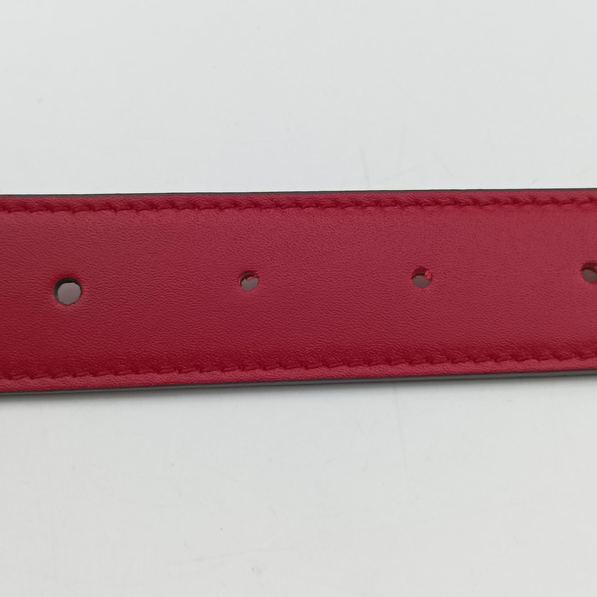 Pre-owned Fendi F is Red Leather 8BM005 shoulderbag | stylenewstar