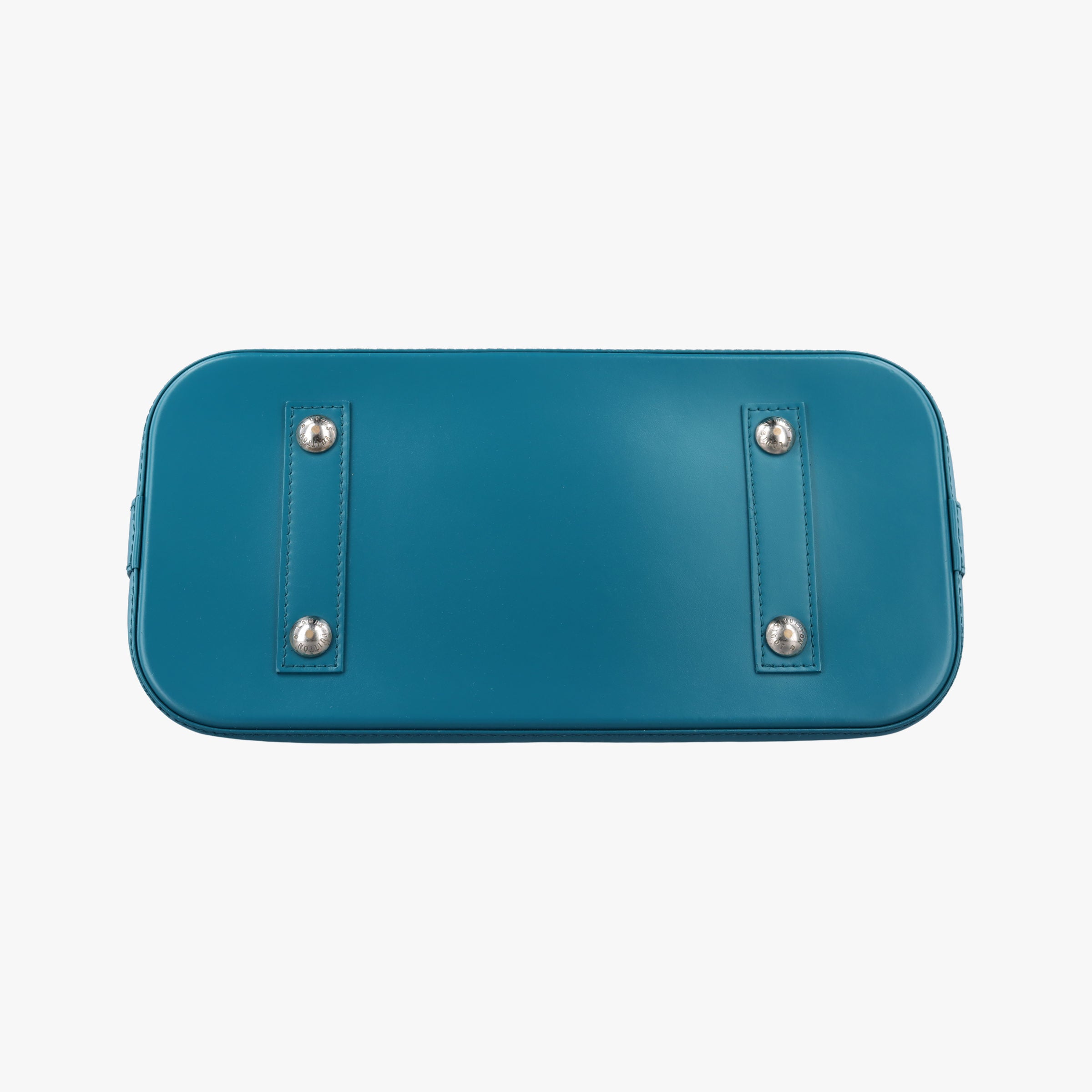 Pre-owned Louis Vuitton Alma PM CYAN Epi M40624 handbag | stylenewstar