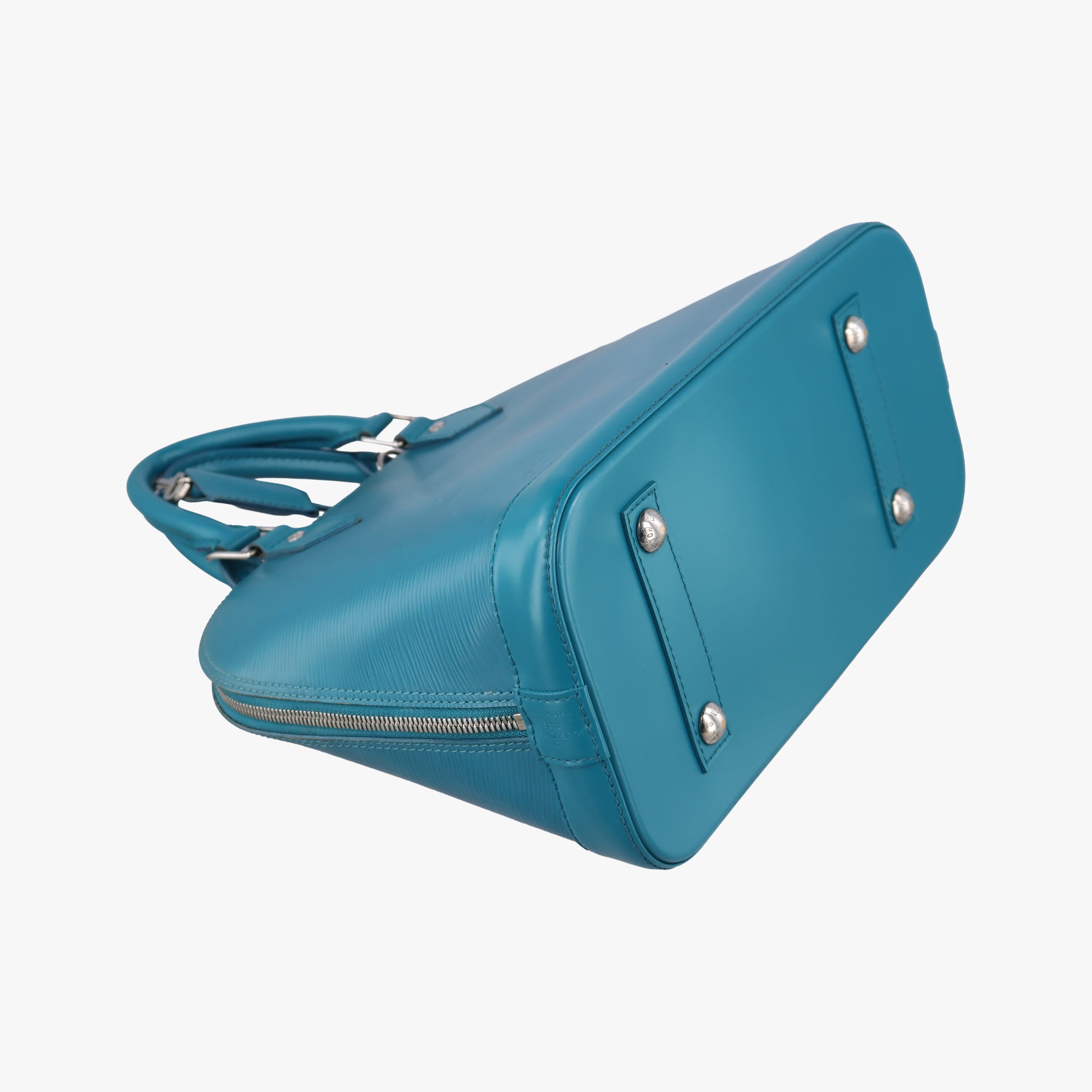 Pre-owned Louis Vuitton Alma PM CYAN Epi M40624 handbag | stylenewstar
