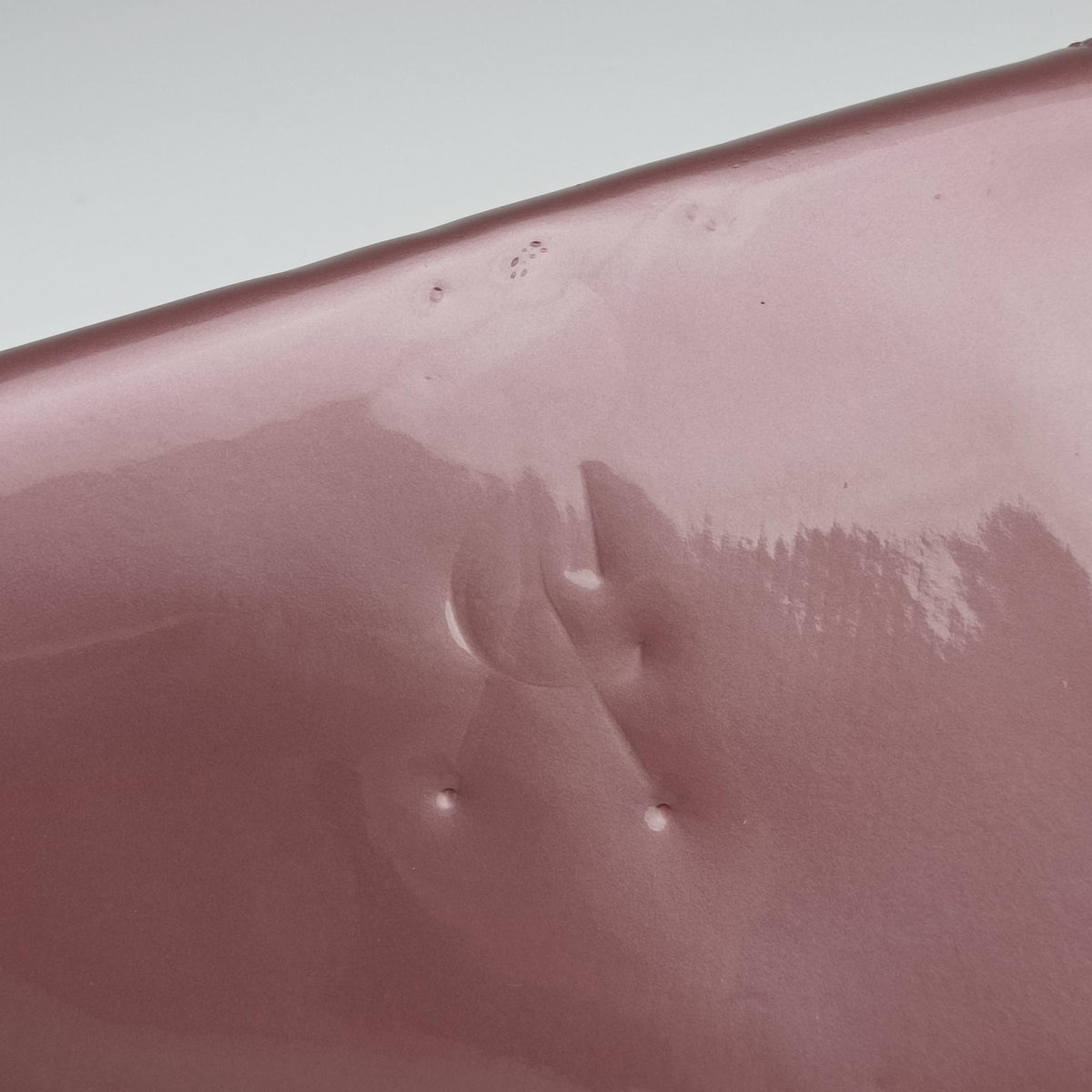 Pre-owned Louis Vuitton Pochette Louise PM Rose Indien Vernis M64550 shoulderbag | stylenewstar