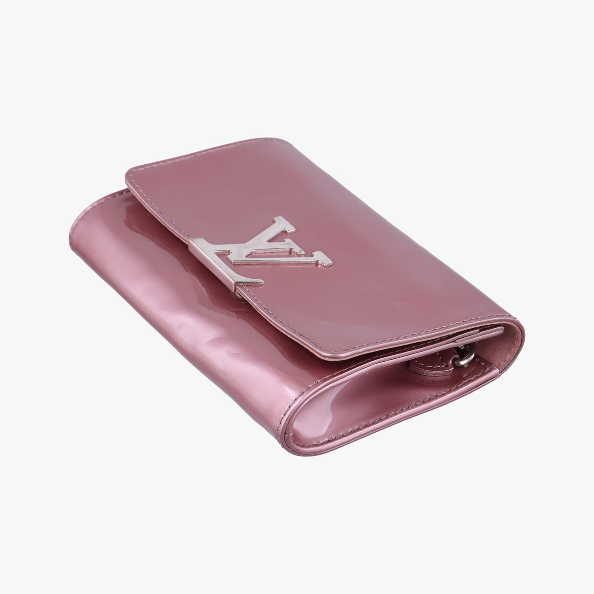 Pre-owned Louis Vuitton Pochette Louise PM Rose Indien Vernis M64550 shoulderbag | stylenewstar