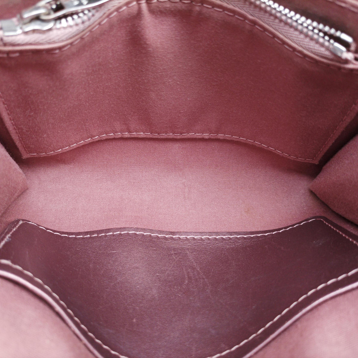 Pre-owned Louis Vuitton Pochette Louise PM Rose Indien Vernis M64550 shoulderbag | stylenewstar