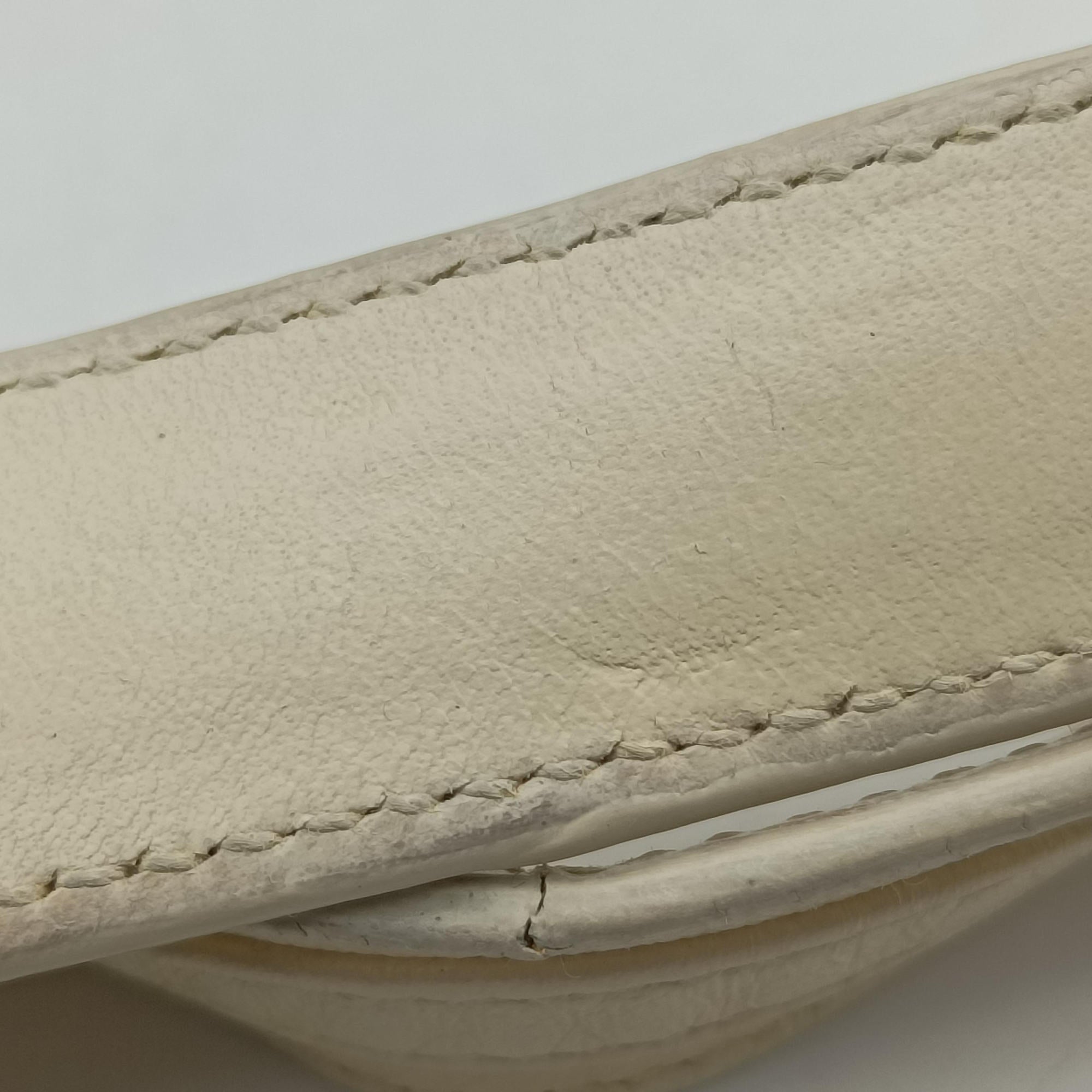 Pre-owned Christian Dior Soft Lady Dior Beige Leather  handbag | stylenewstar