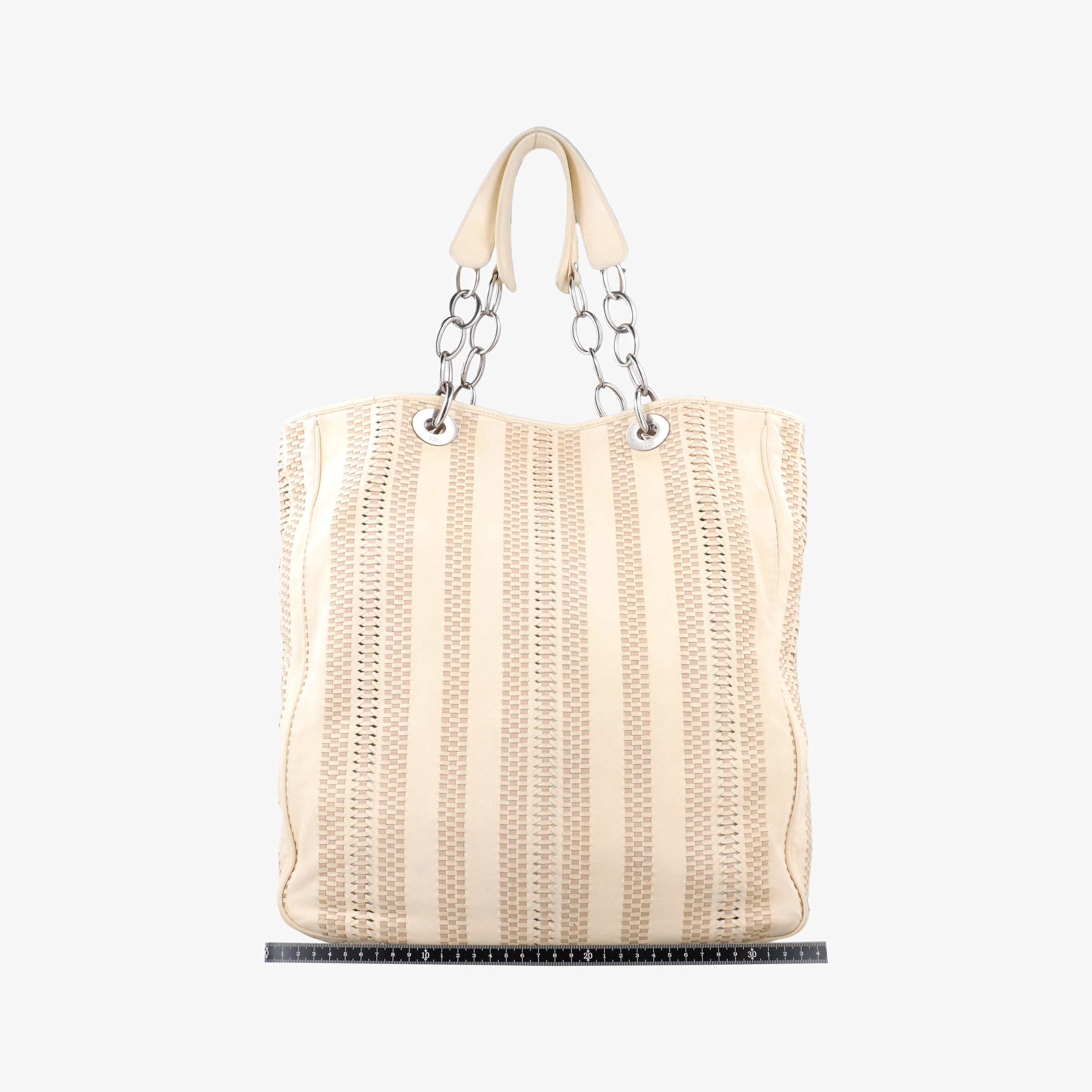 Pre-owned Christian Dior Soft Lady Dior Beige Leather  handbag | stylenewstar
