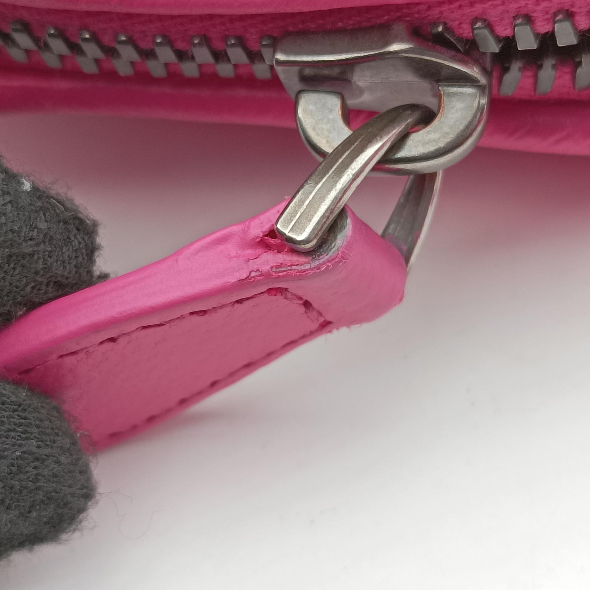 Pre-owned Bottega Veneta NODINI Intrecciato Rose lambskin  shoulderbag | stylenewstar