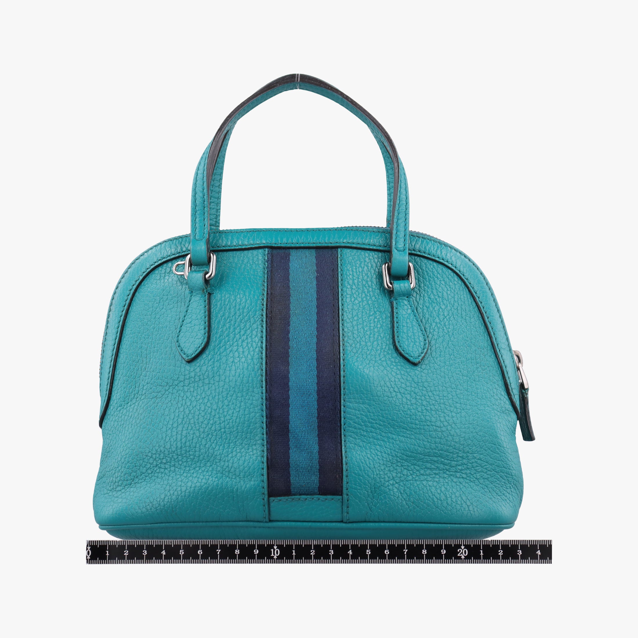 Vintage Gucci Web Dome Blue Leather 341504 shoulderbag | stylenewstar