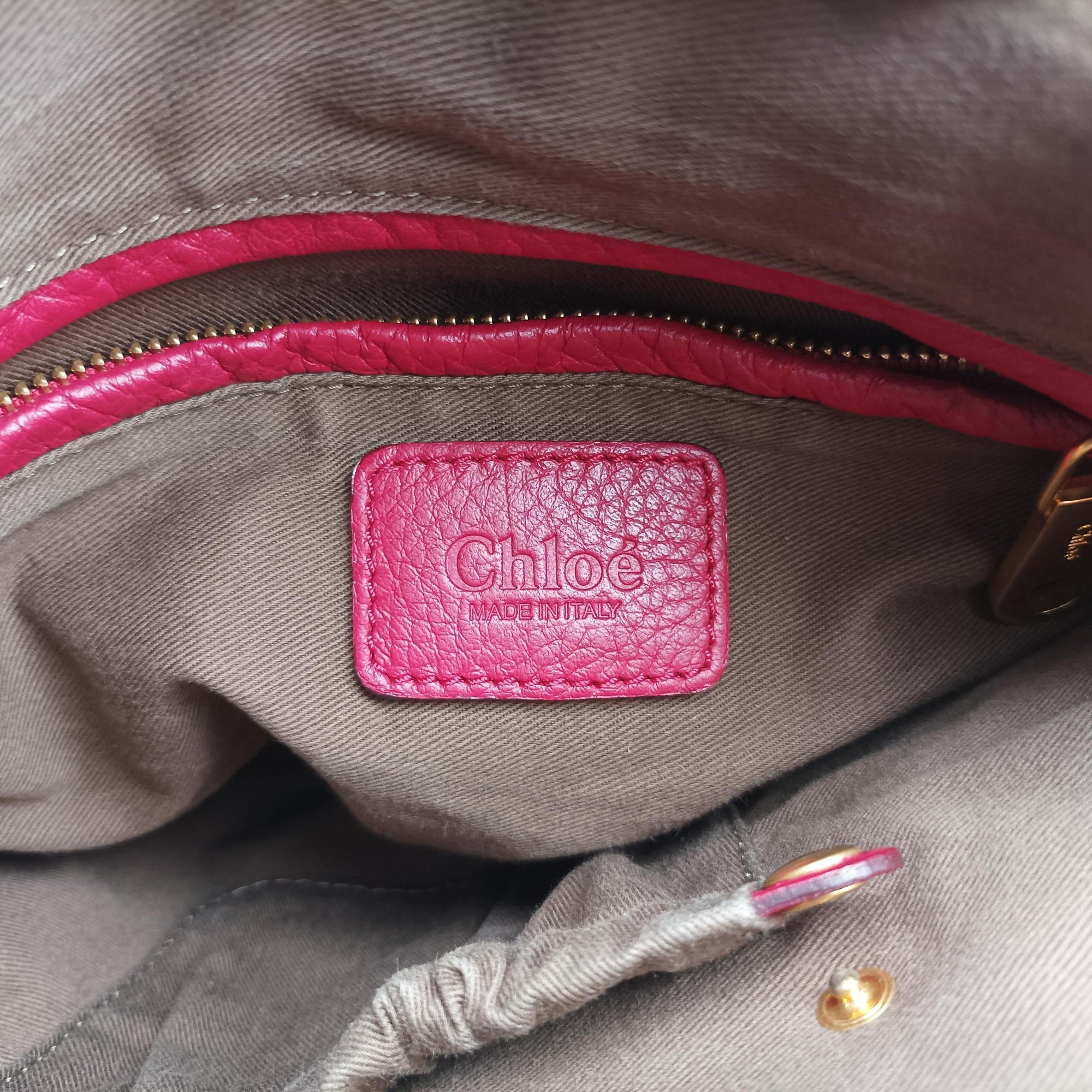 Pre-owned Chloe Mercy Red Leather  shoulderbag | stylenewstar