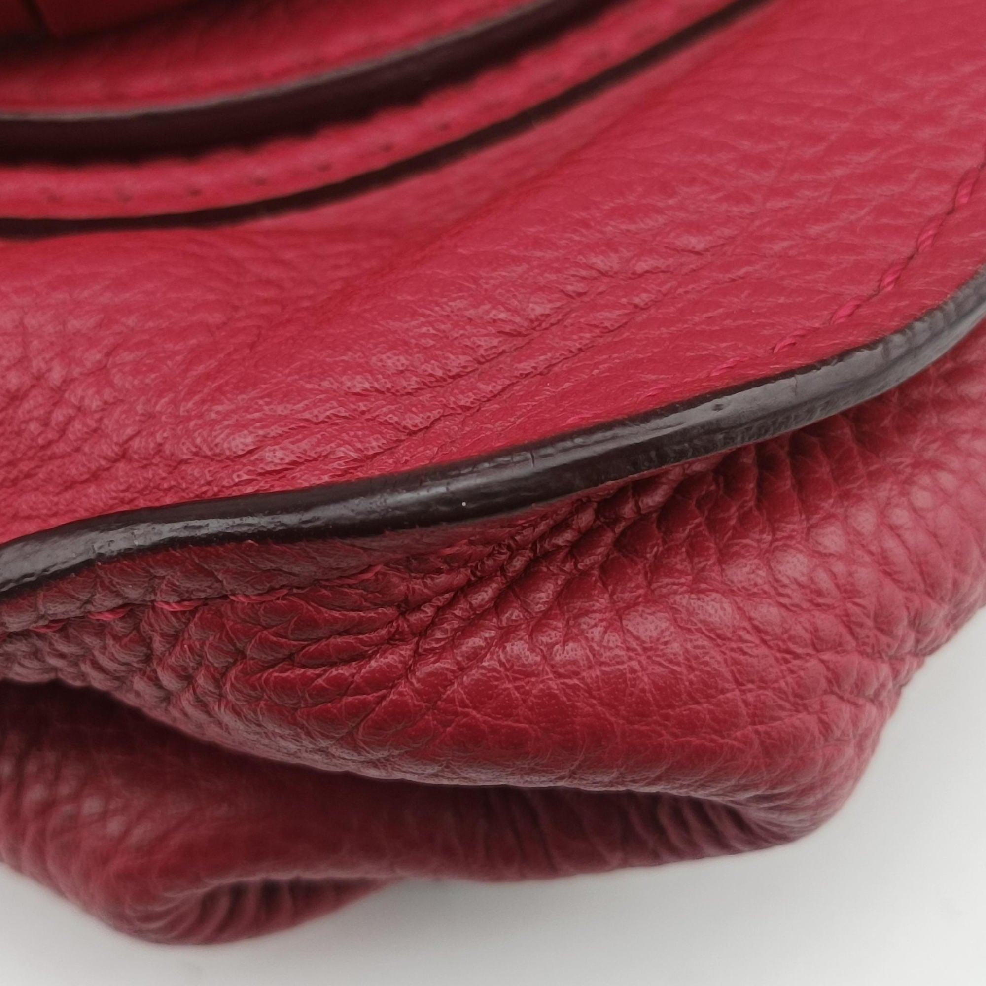 Pre-owned Chloe Mercy Red Leather  shoulderbag | stylenewstar